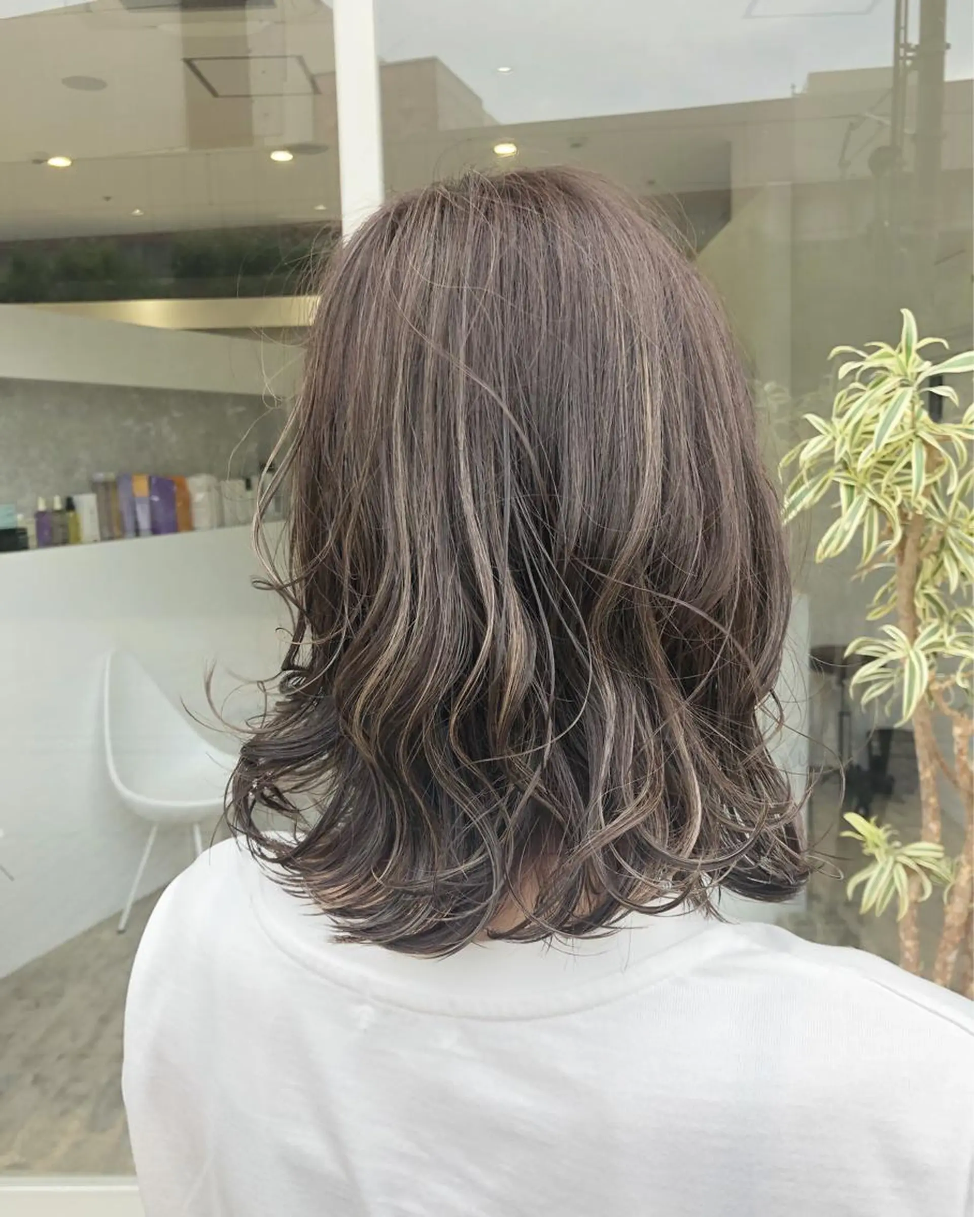 ミディアム ヘアカラー MignonS 仙幸 大輔のヘアスタイル