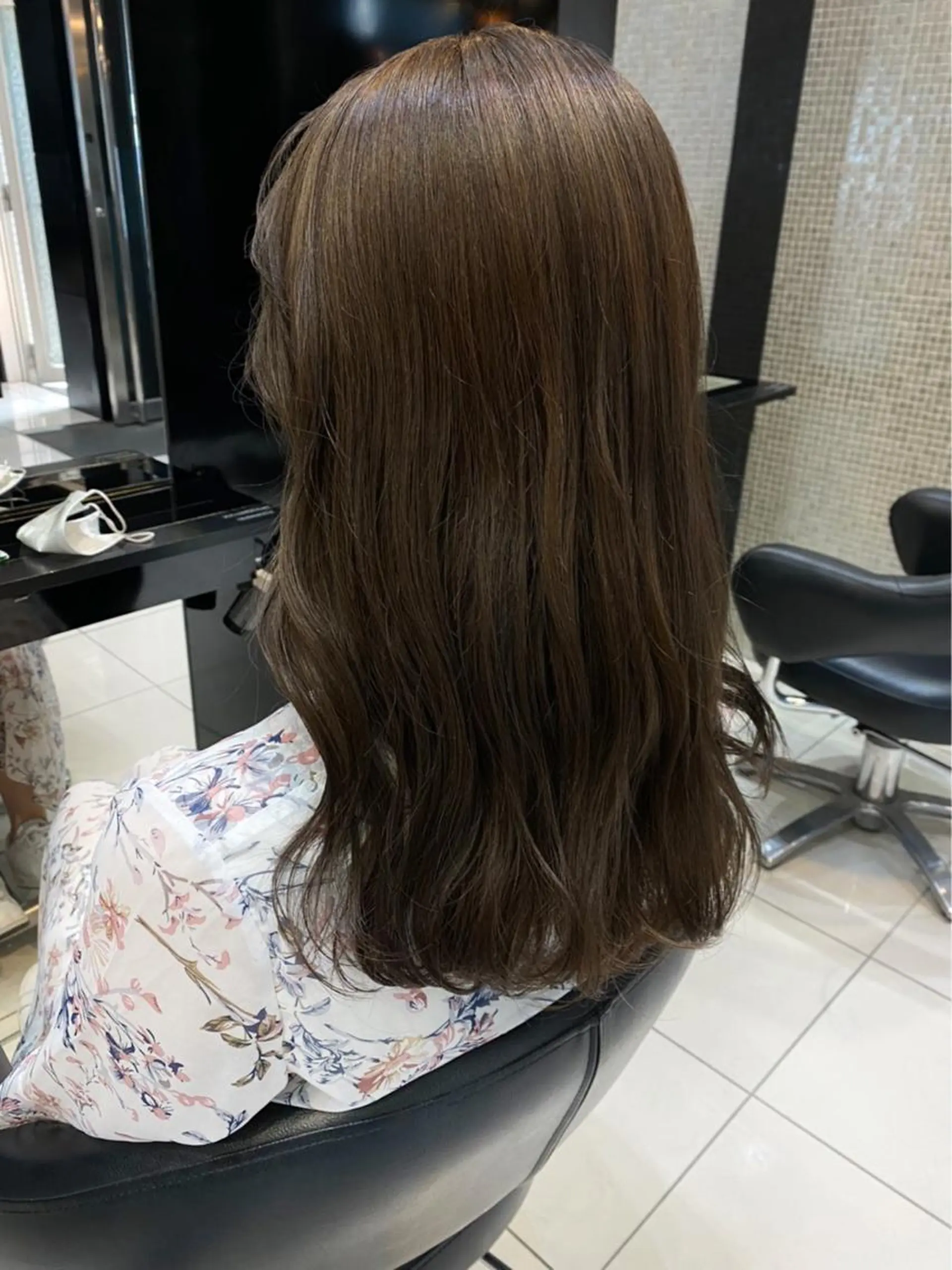 ロング カラー アッシュ アッシュブラウン ブラウンカラー カット ヘアカラー 女性リピ90%🍨 🩷佐藤みずきのヘアスタイル