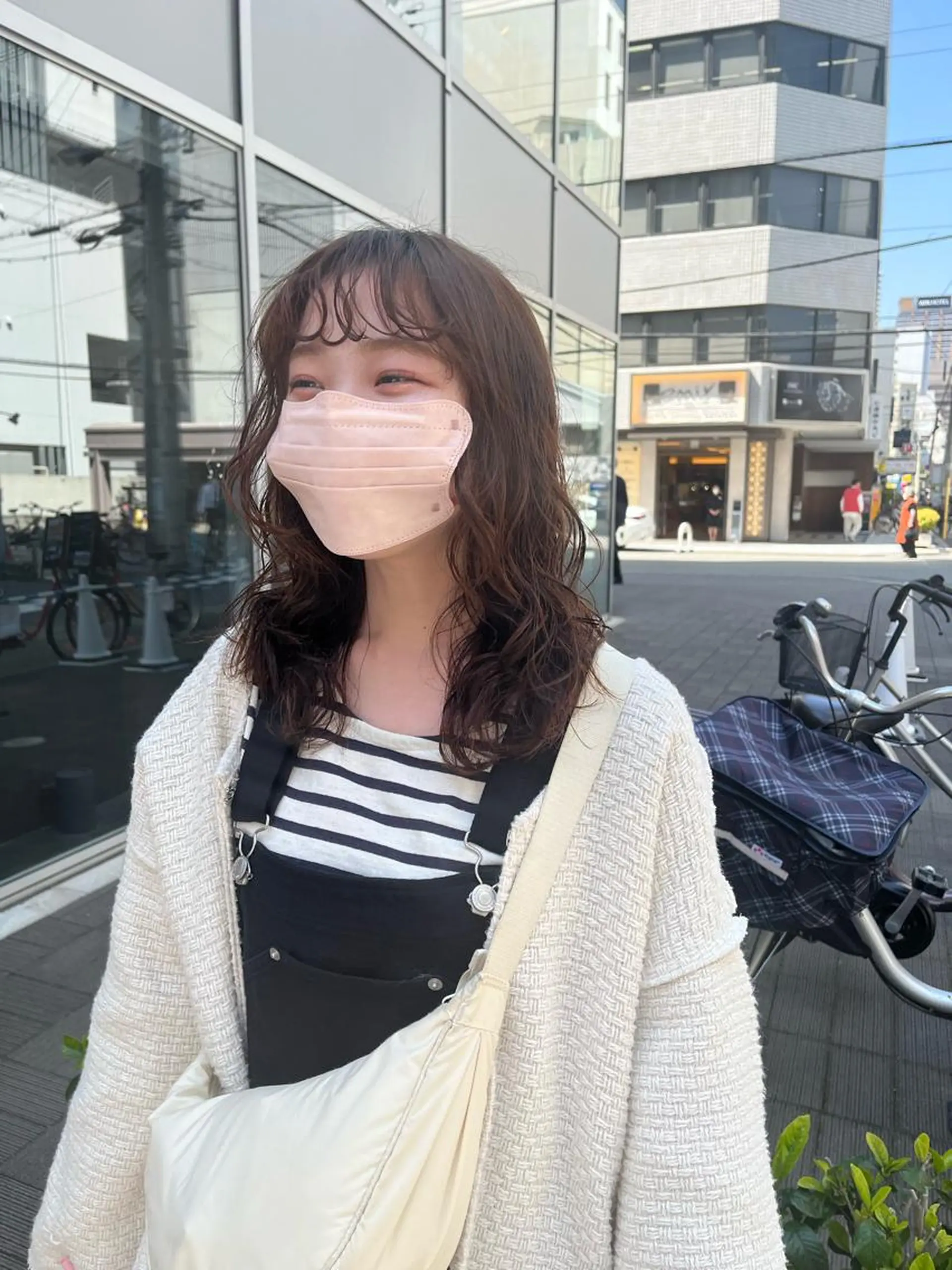 セミロング パーマ セミロングパーマ ニュアンスパーマ カット パーマ ショート/パーマ/ カラー/FUKOのヘアスタイル