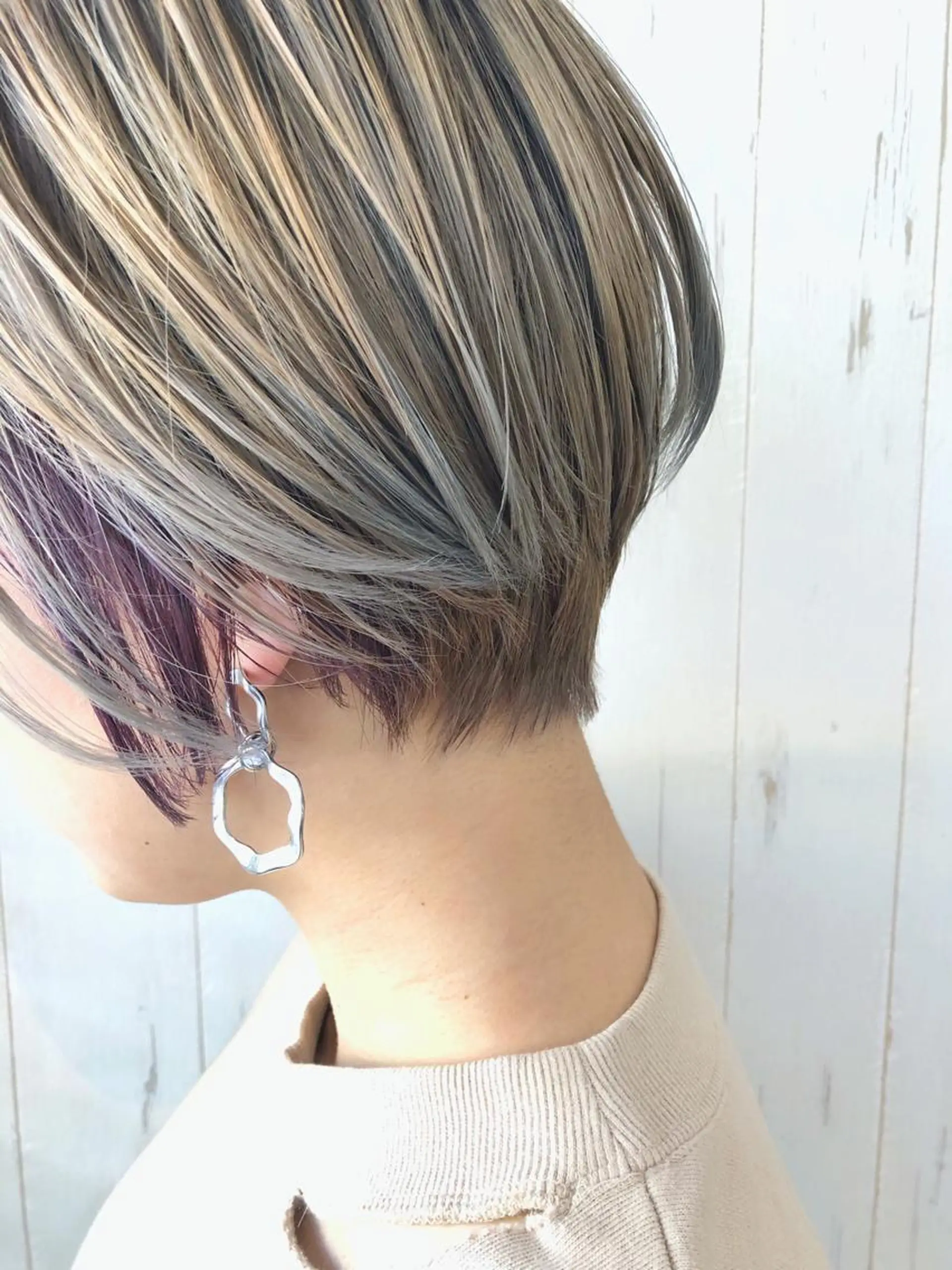 ショート カラー [店長]加地 峻のヘアスタイル