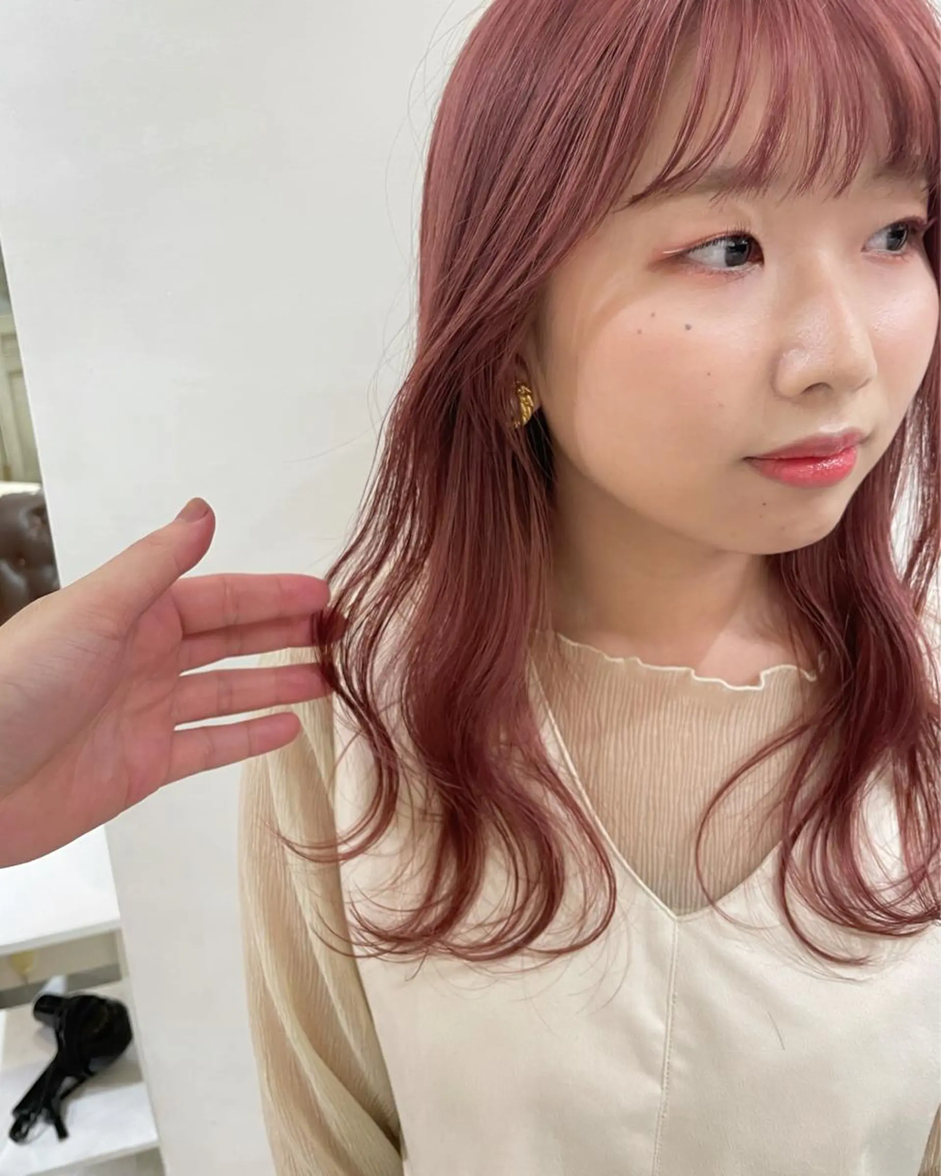 セミロング カラー ボブ/パーマ 古家 佑真のヘアスタイル