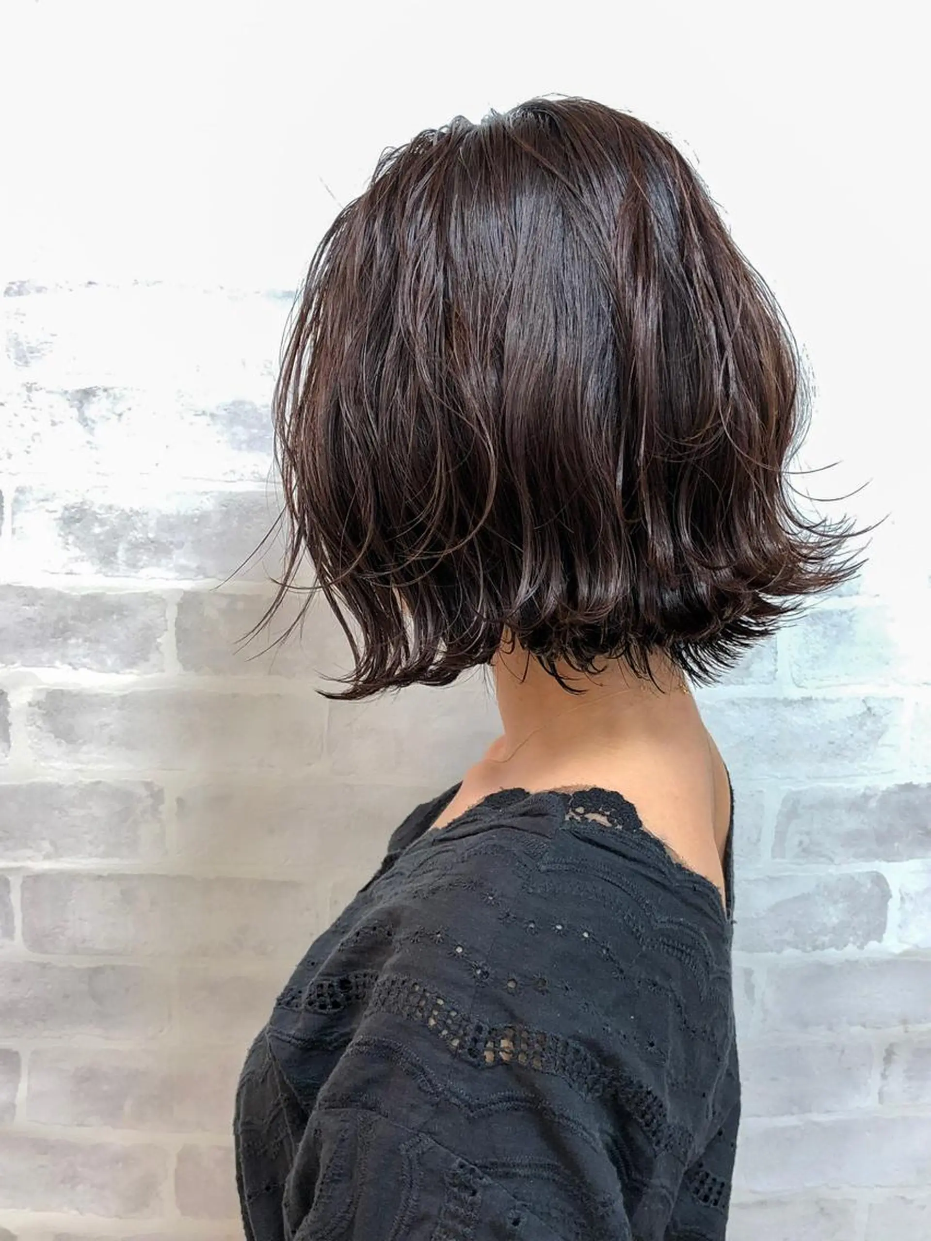 ショート ボブ 外ハネヘア カット カセヤ リョウのヘアスタイル