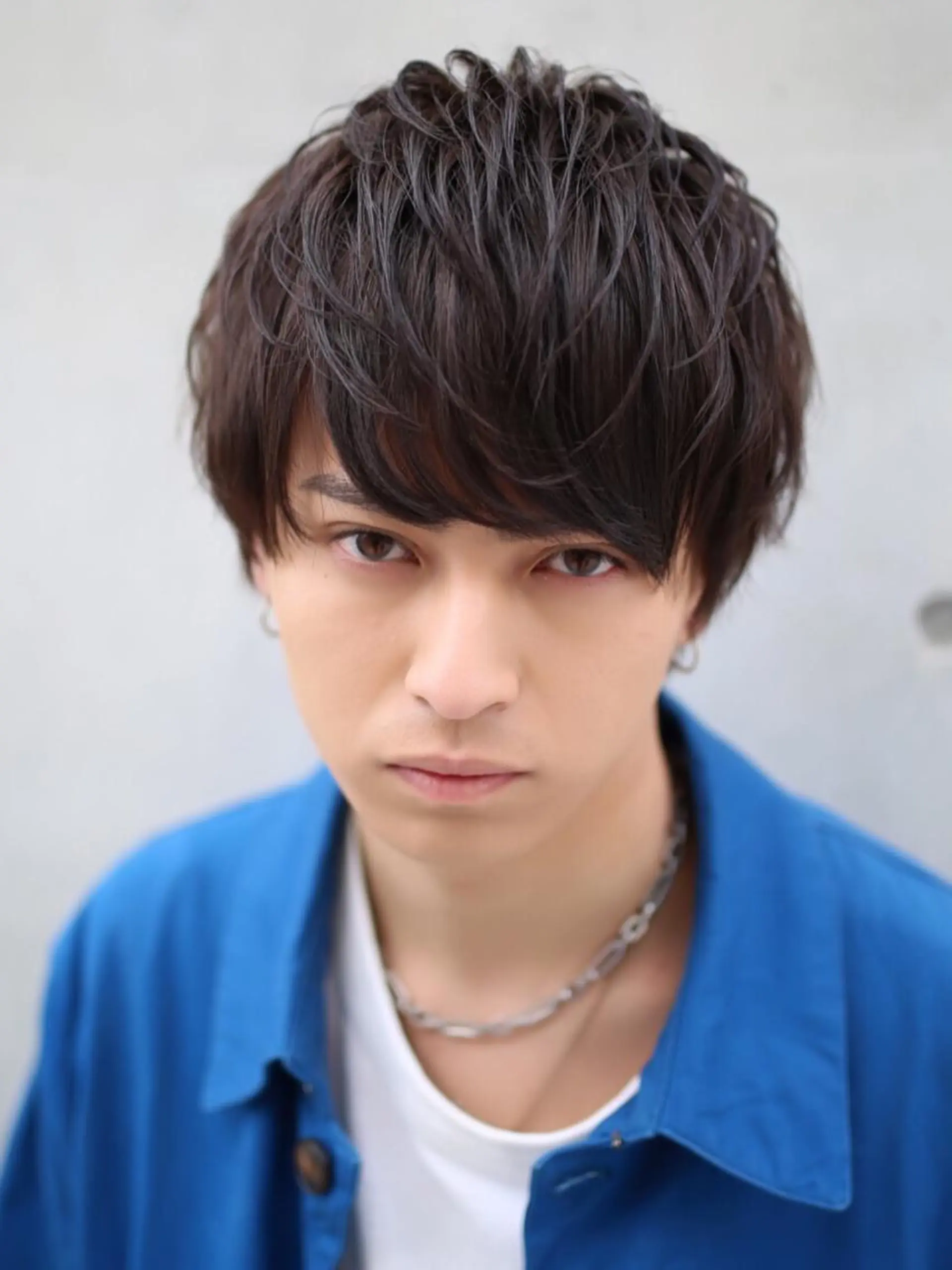 ショート パーマ メンズ 韓国レイヤー🇰🇷 韓国研修◎渋谷カイトのヘアスタイル