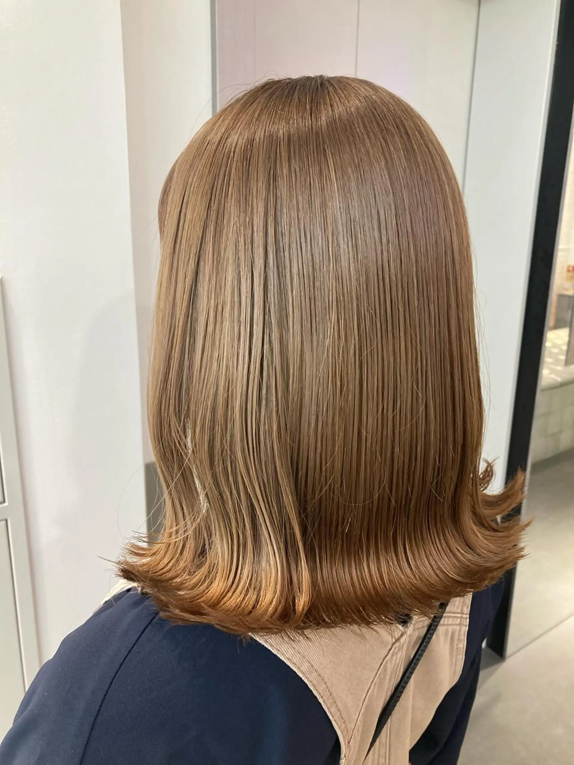 セミロング MiRI💜地毛級 エクステ✖似合わせ技のヘアスタイル