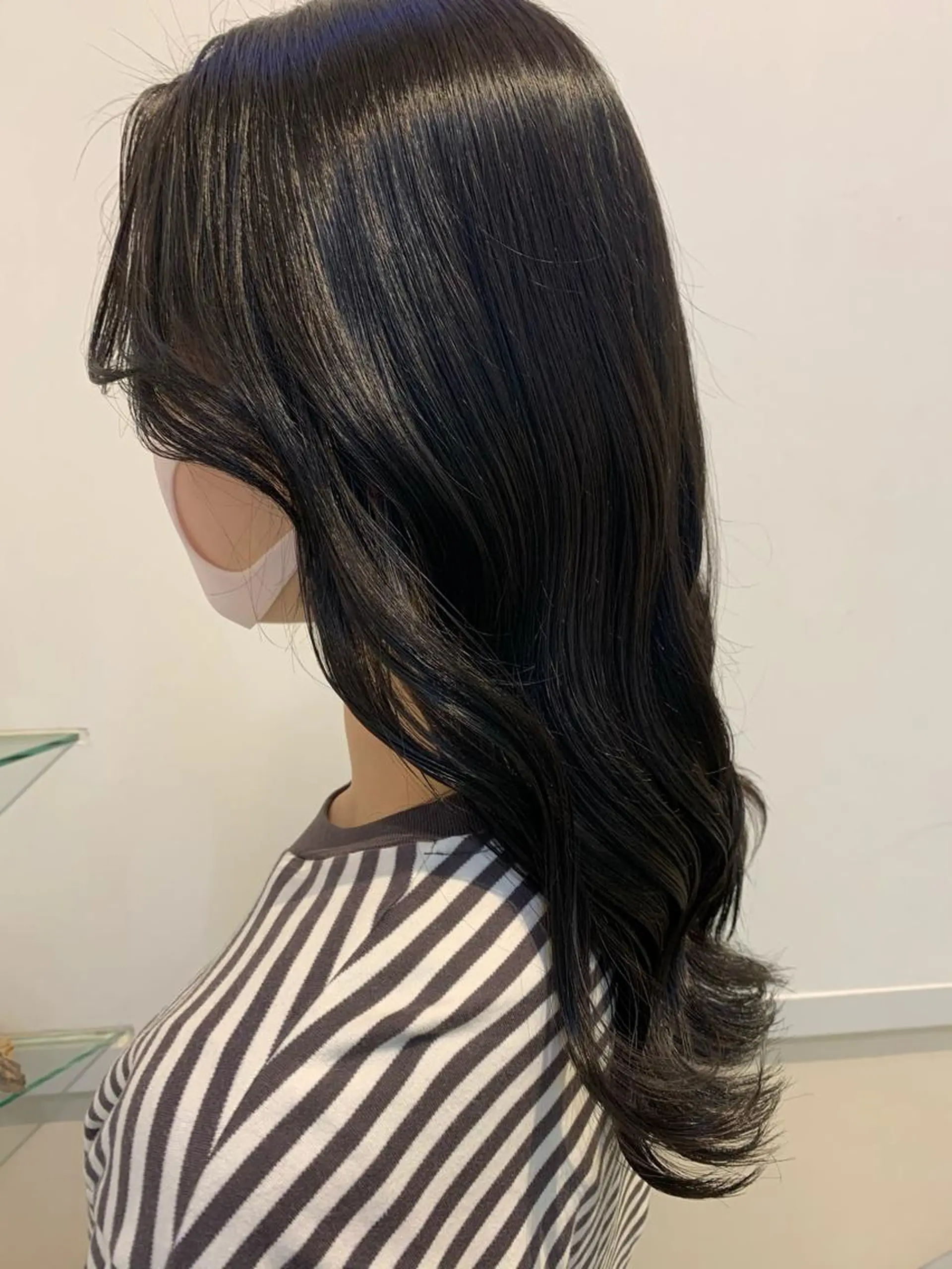 ロング アッシュ 透けるbrown カラー🎗♡yukaのヘアスタイル