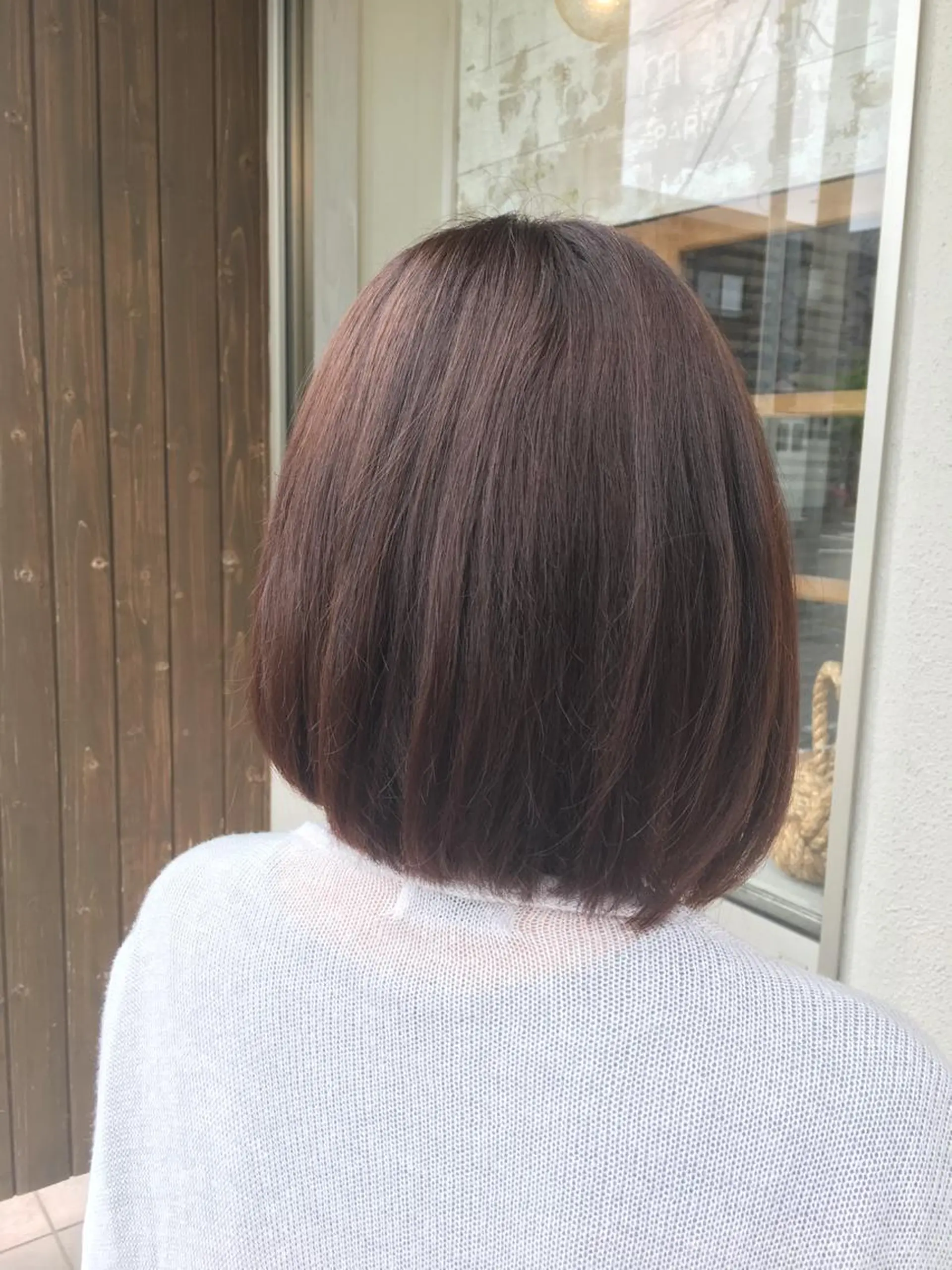 ミディアム カラー ヘアアレンジ グレージュ ピンクカラー holm hair所属・酒井 透のヘアスタイル