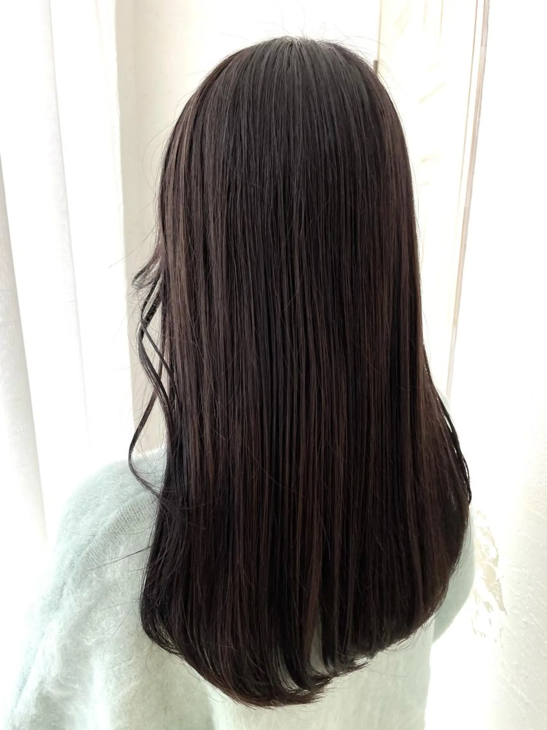 ロング カット ヘアカラー トリートメント fio マナミのヘアスタイル