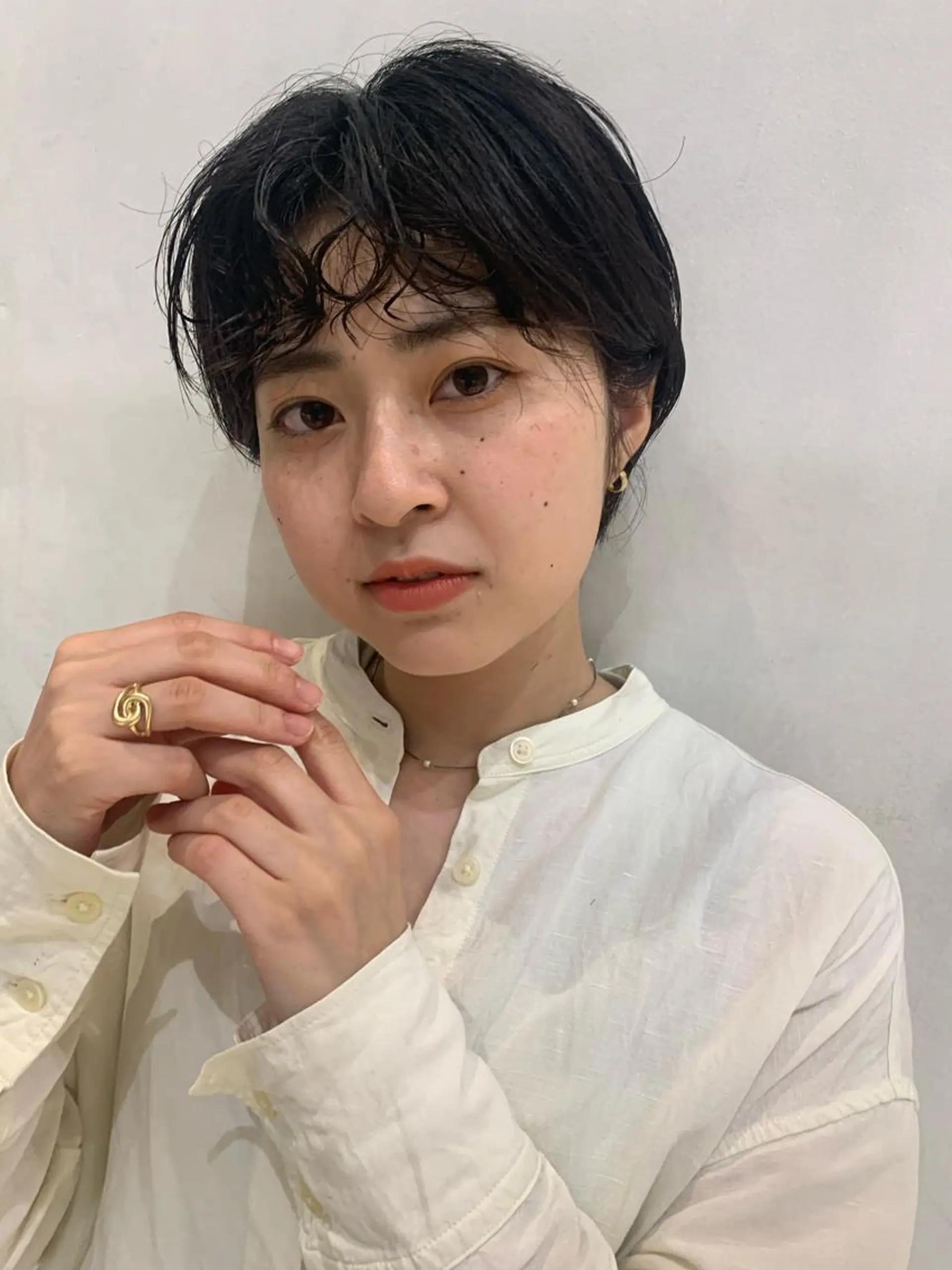 ショート パーマ ショートヘア ミゾブチ ユリカのヘアスタイル