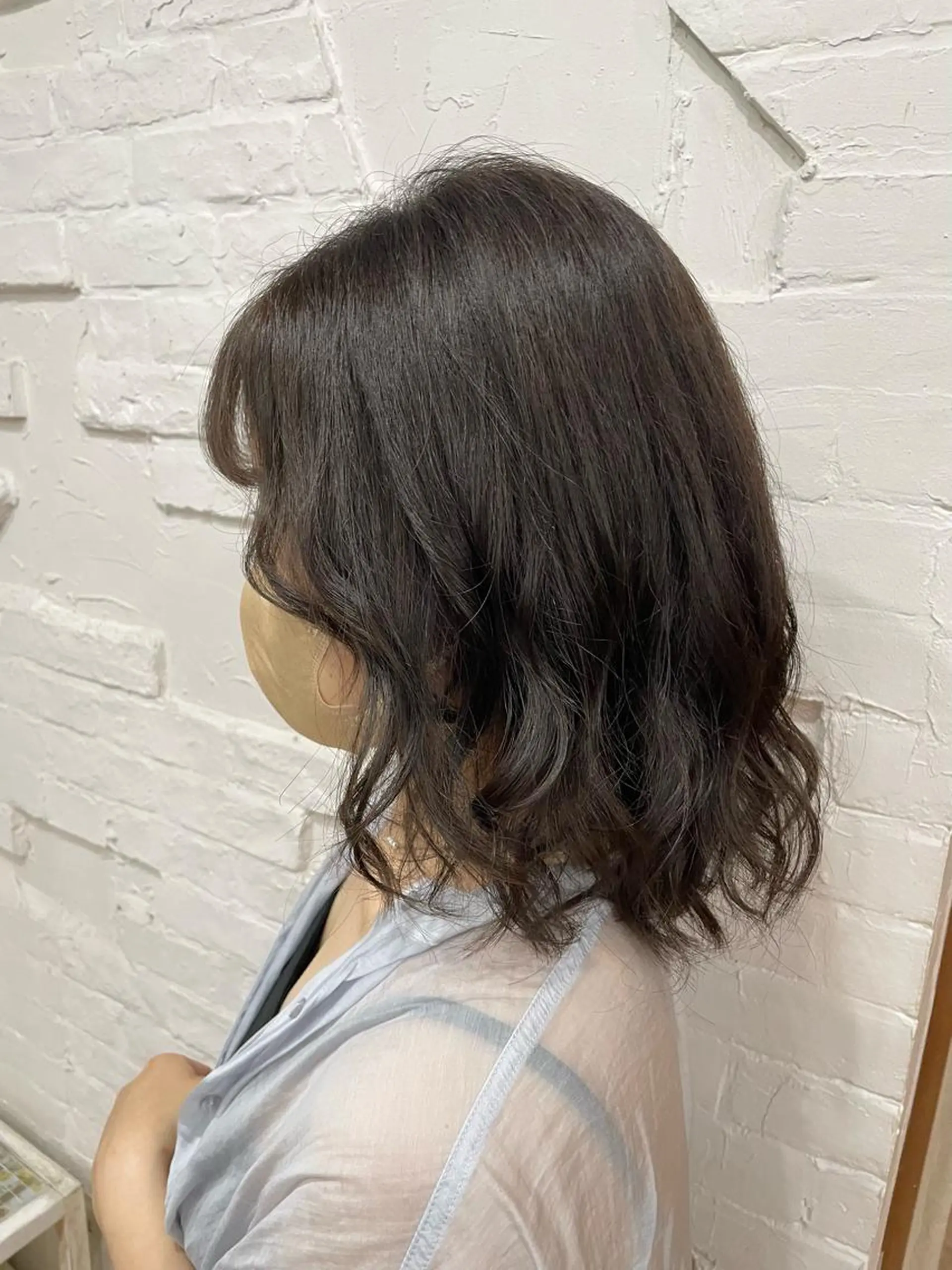 ミディアム カラー 透明感カラー カット ヘアカラー トリートメント 【ピンク/韓国ヘア/ ヘアセット】亜海のヘアスタイル