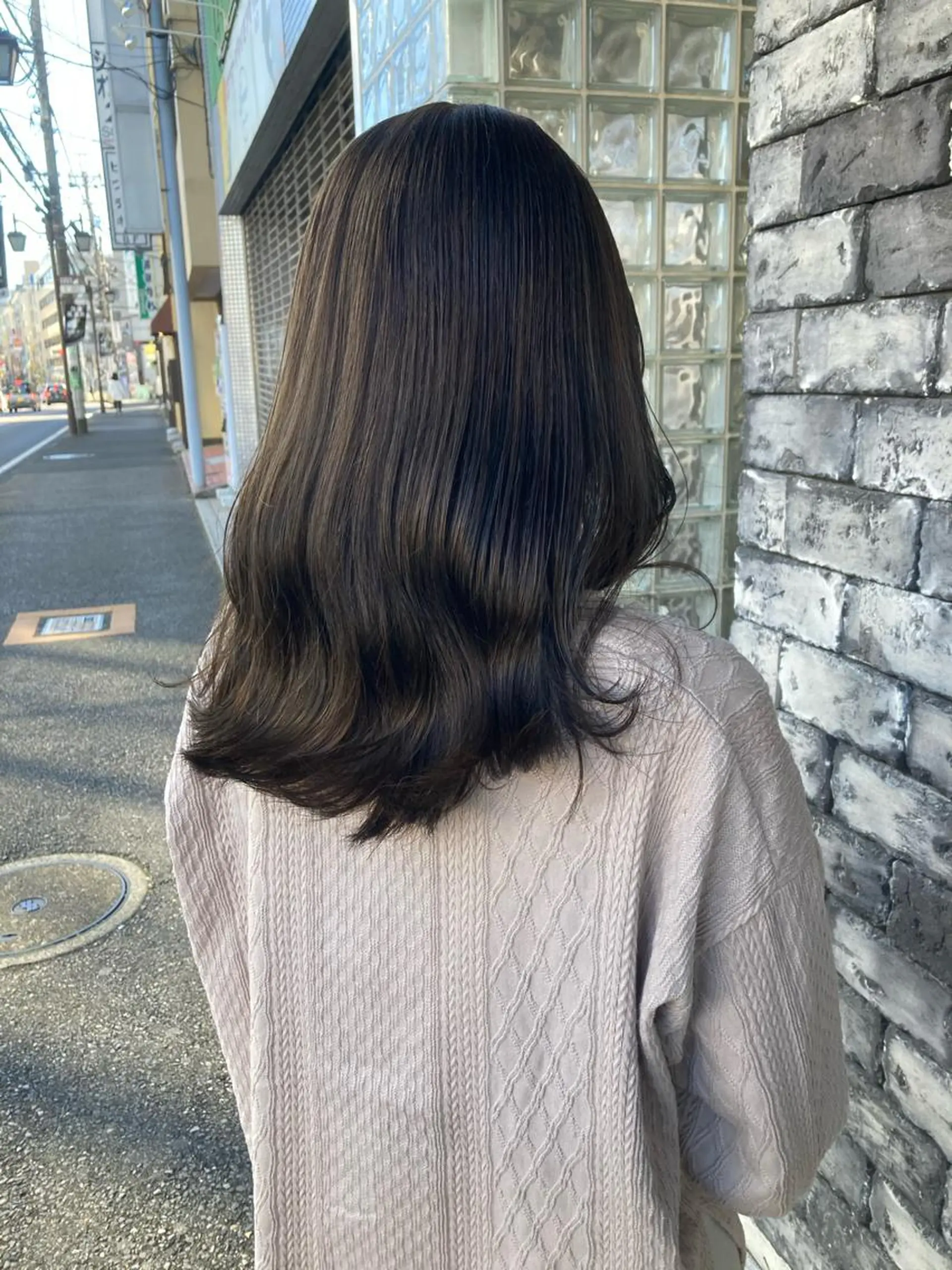 セミロング カラー ヘアカラー トリートメント ヘアセット ✂️似合わせの魔術師 石田一樹✂️のヘアスタイル