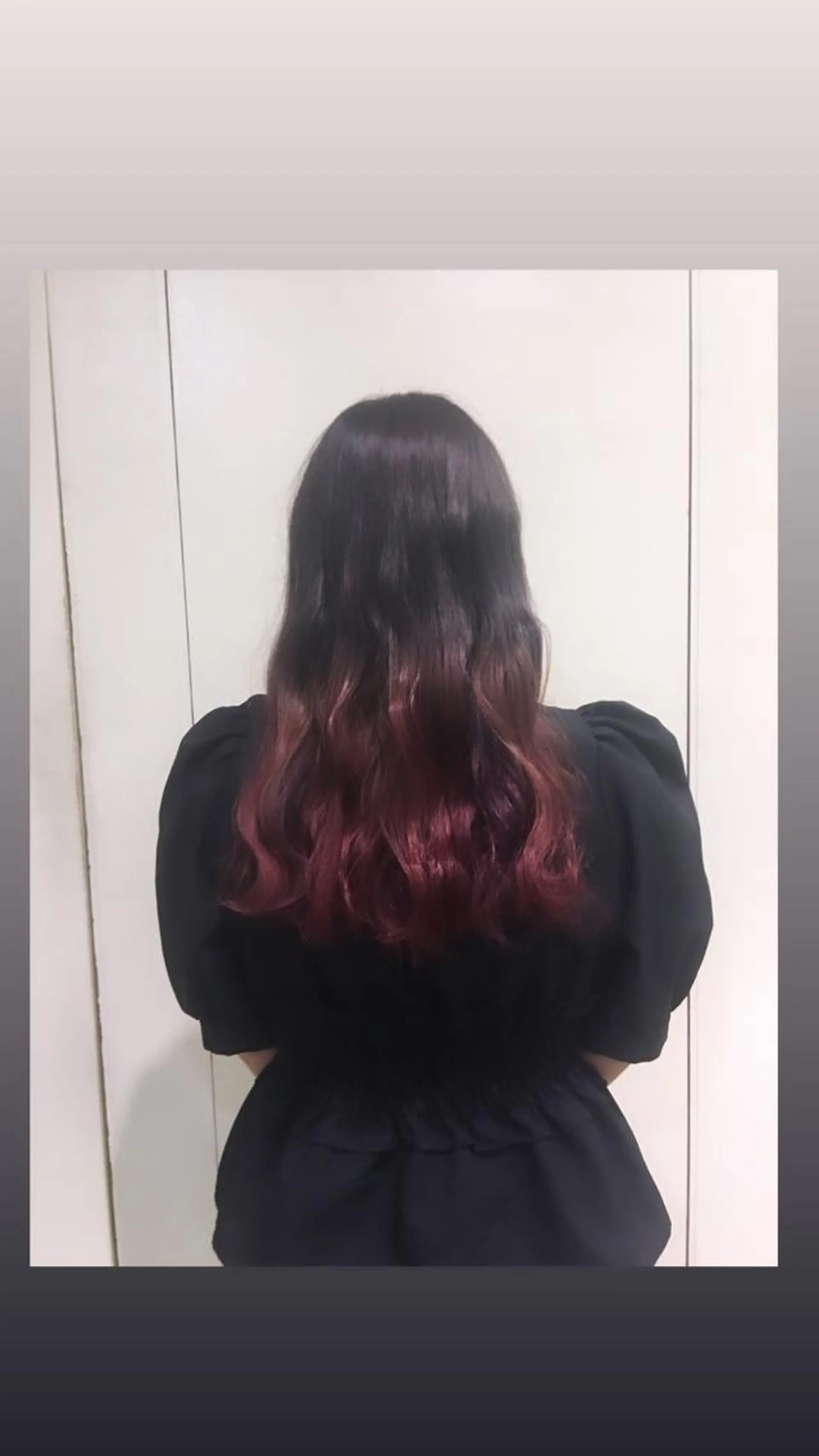 ロング カラー 中村 碧のヘアスタイル