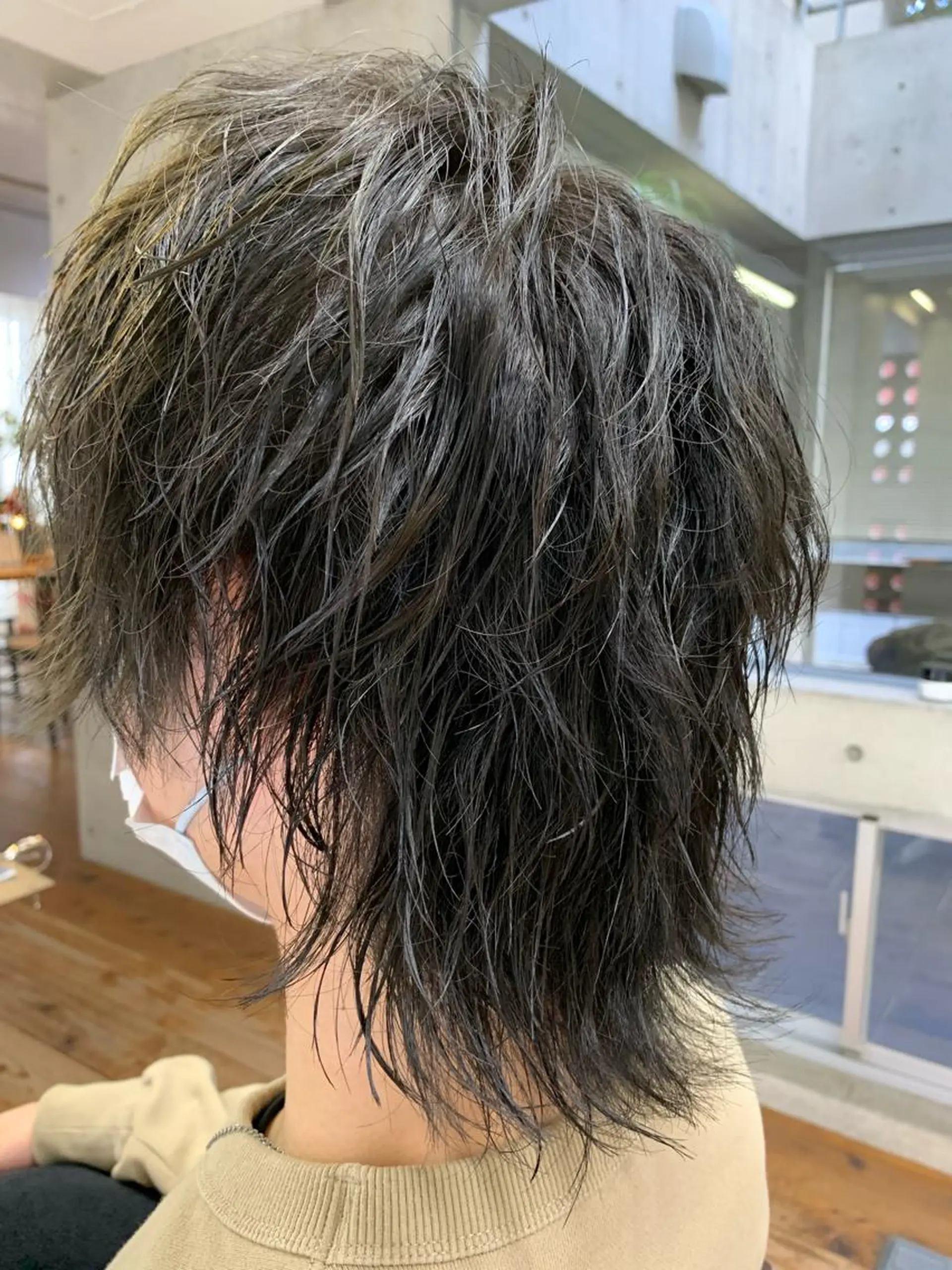 ショート メンズ カット パーマ 西岡 優太のヘアスタイル