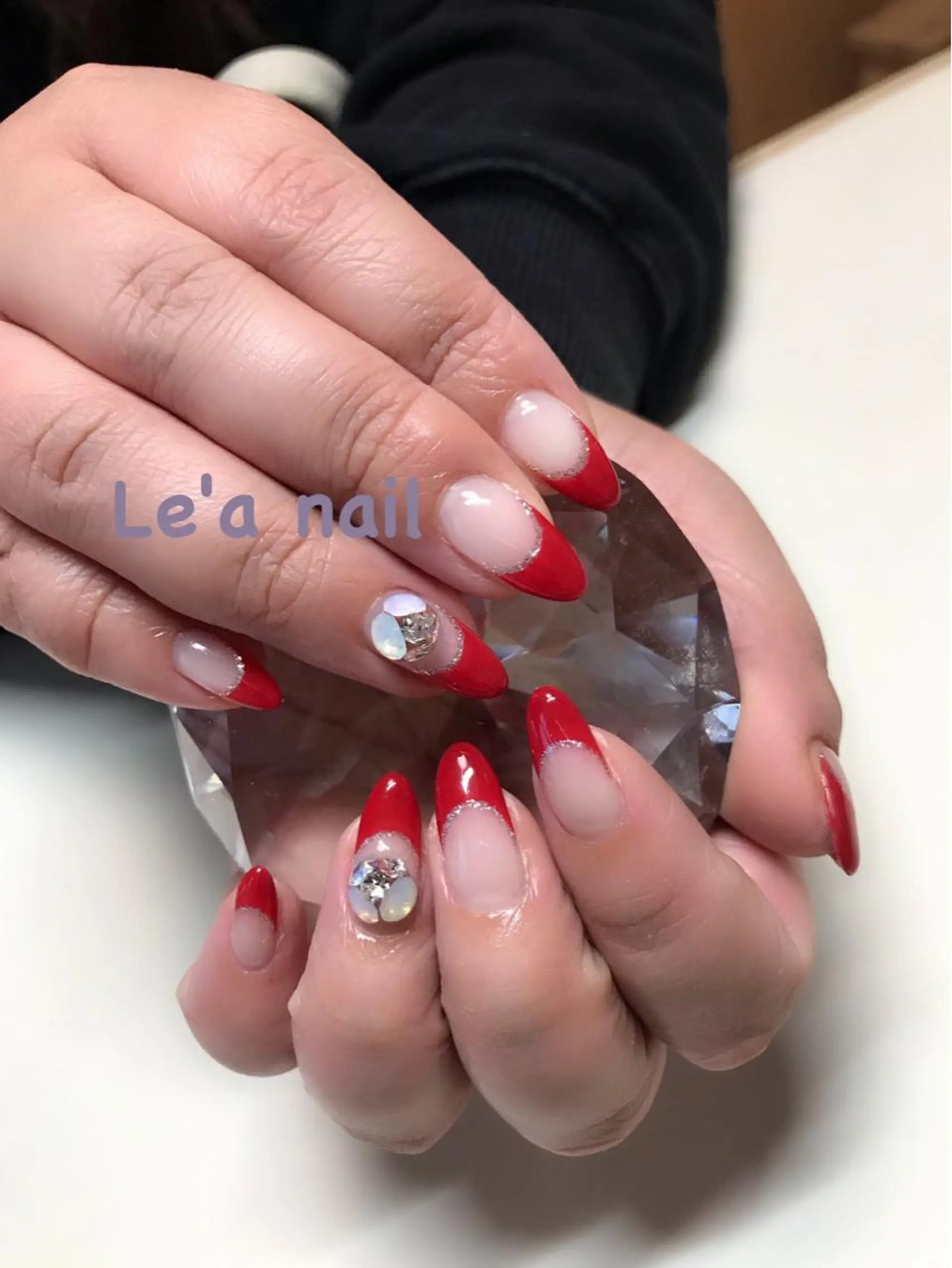 ネイル フレンチネイル 'mm所属・'mm  (ミリ) ＭＡＮＡＭＩのネイルデザイン