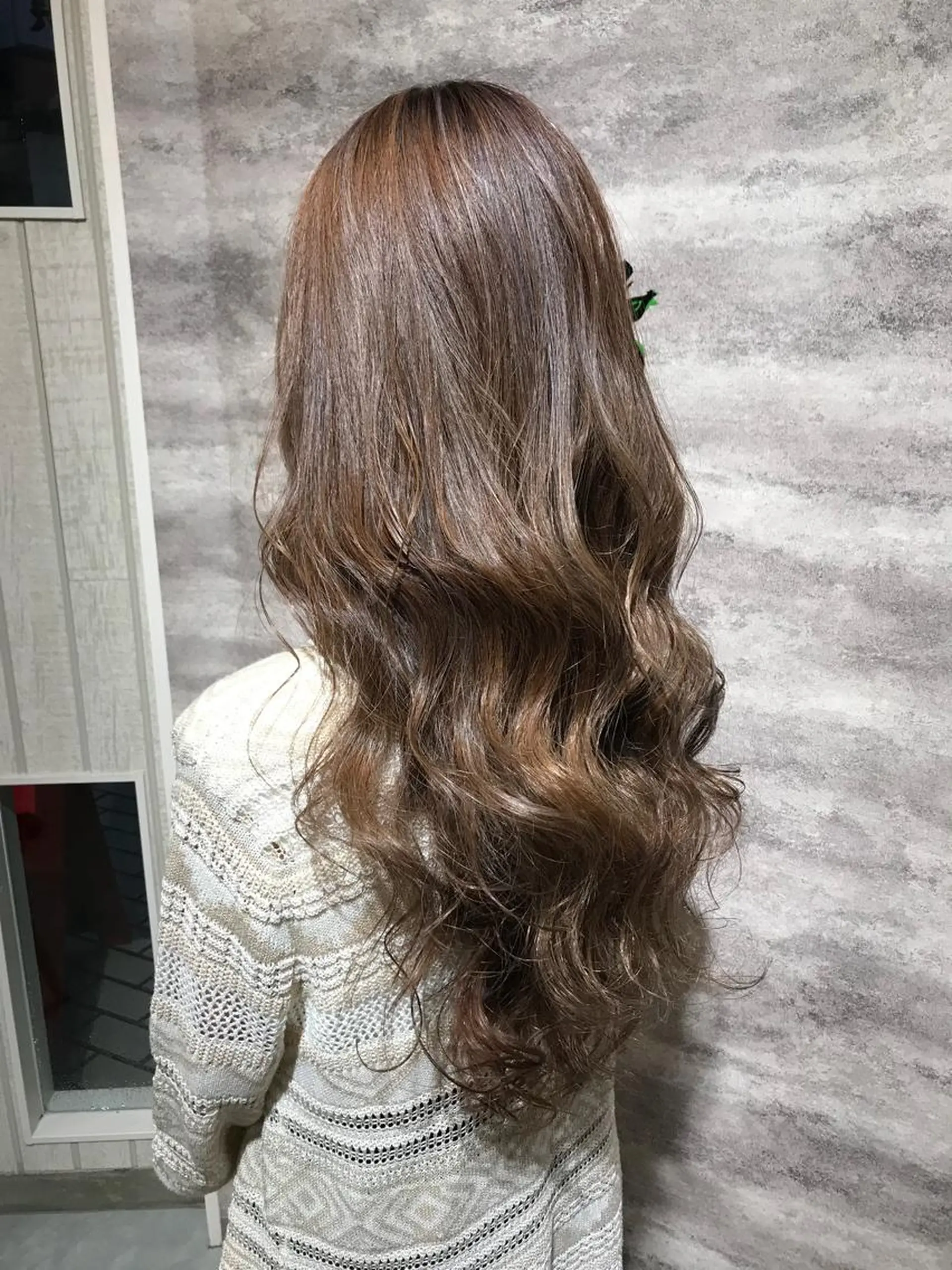 ロング カラー ヘアセット uru"所属・uru" すずきさゆりのヘアスタイル