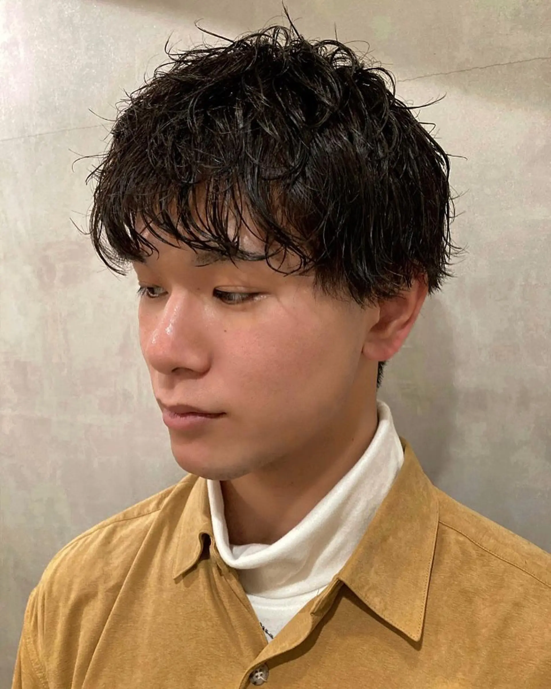 パーマ メンズ 🛑柔らか透明感 カラー🛑大谷のヘアスタイル