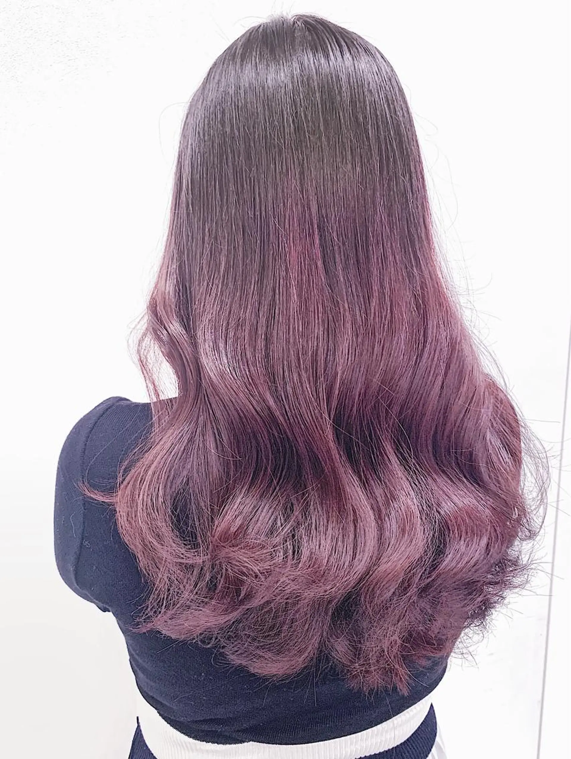 ミディアム カラー ヘアカラー ヘアセット 柔らかbeige モトキのヘアスタイル