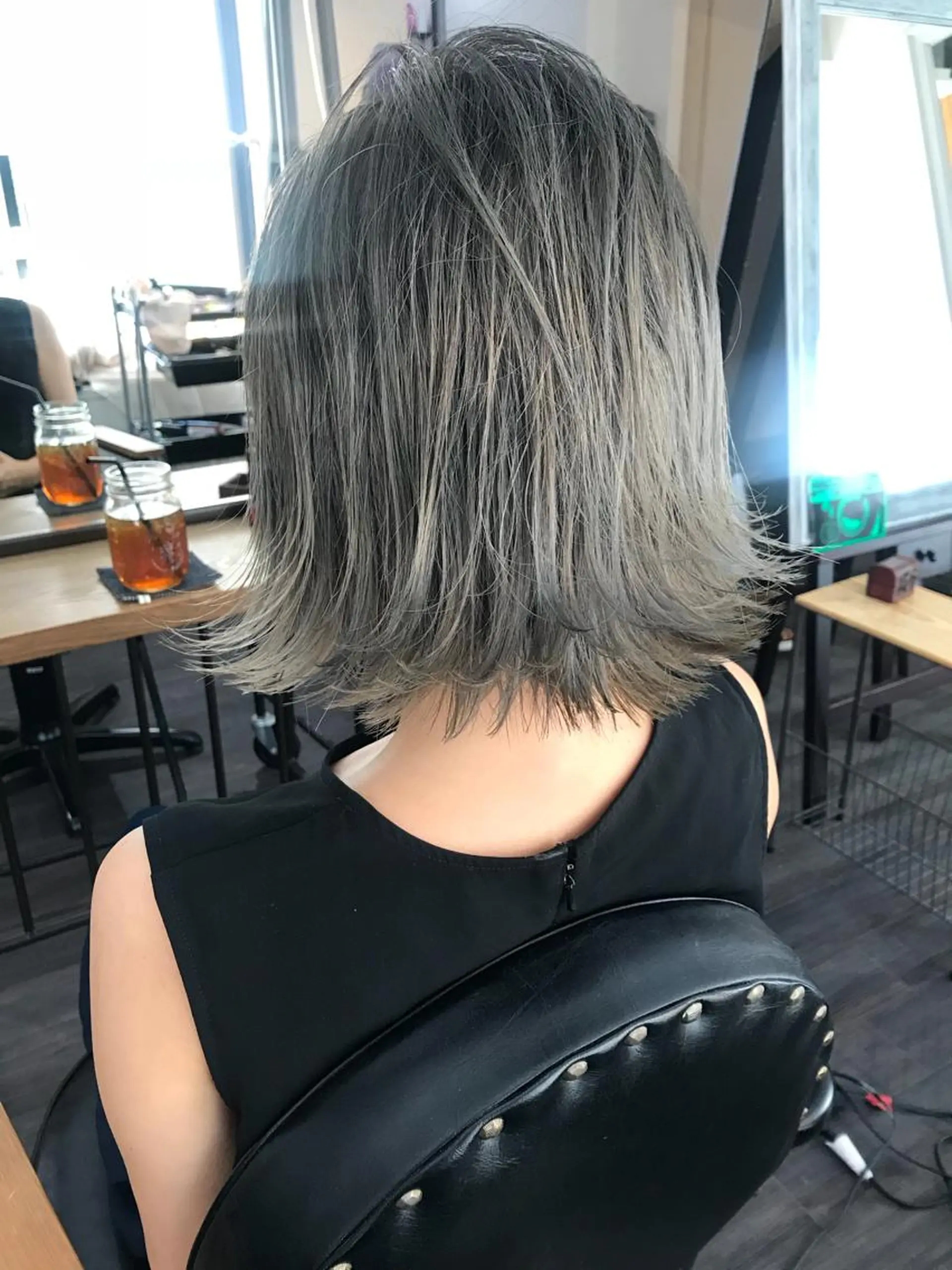 ミディアム 家田 竜のヘアスタイル