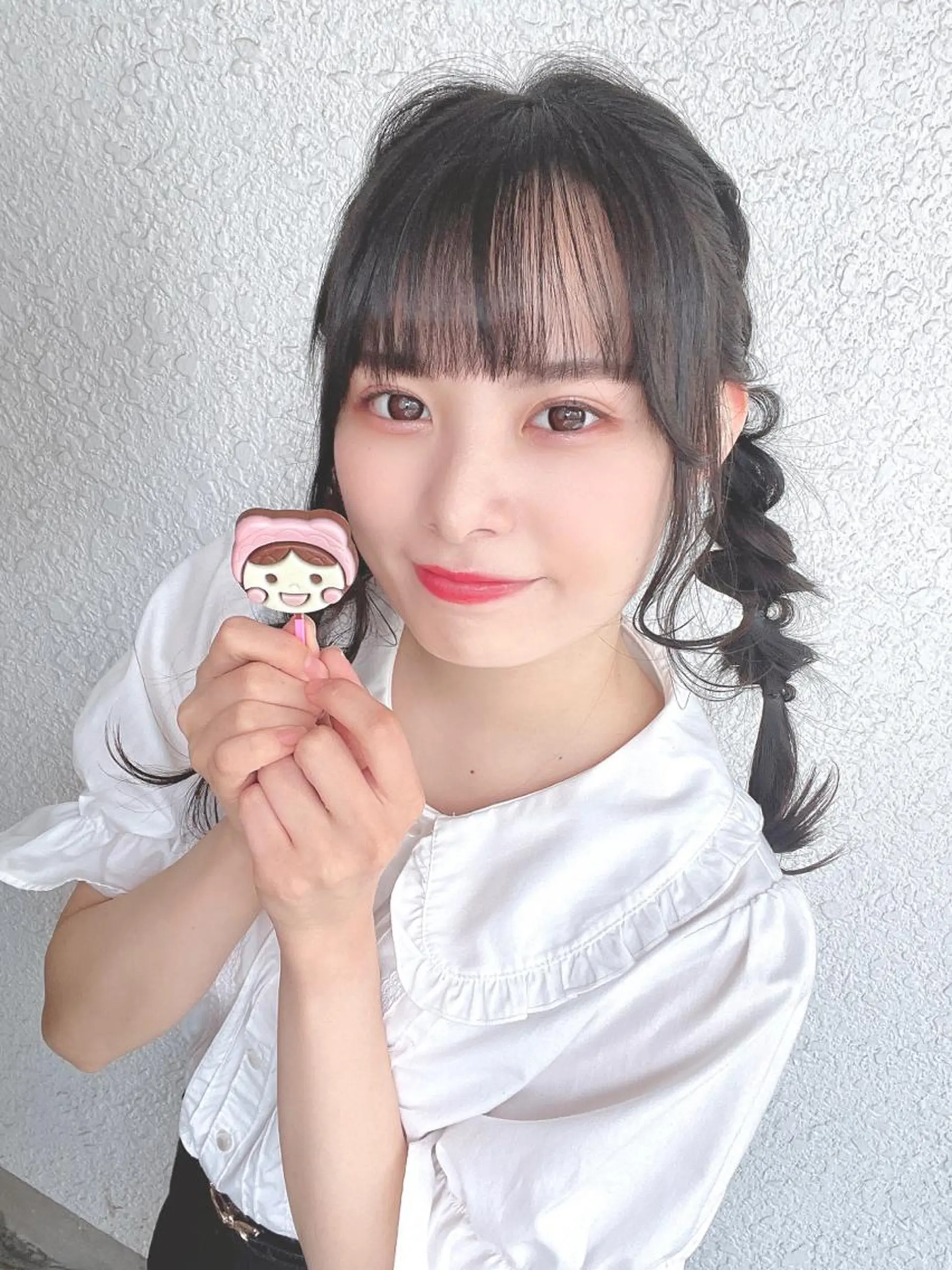 セミロング ヘアアレンジ 三つ編み ヘアセット 💖透明感カラー💖 坂本万由子のヘアスタイル