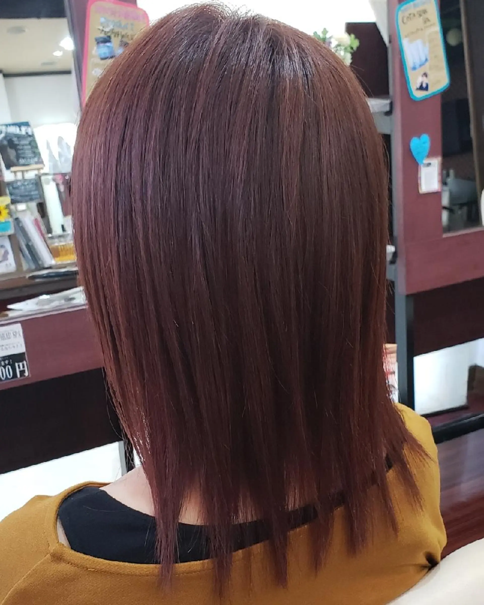 ミディアム 山田 一輝のヘアスタイル