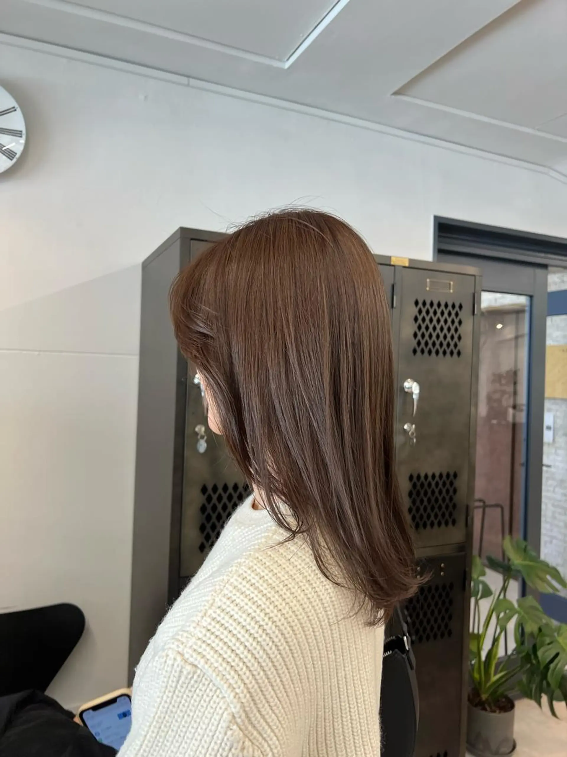 ミディアム カット ヘアカラー INORI /フェイスレイヤーのヘアスタイル