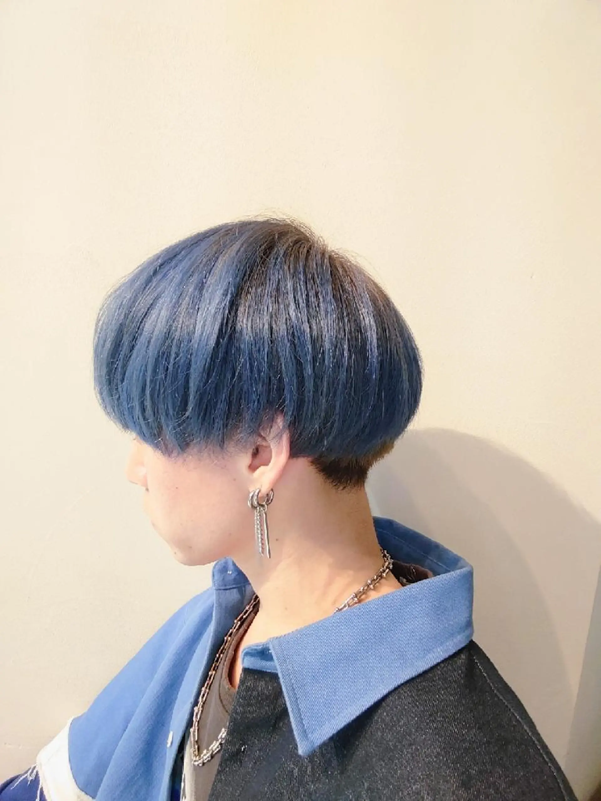 ショート メンズ カラー iss所属・メンズ/パーマ特化 /波巻き/林洋平のヘアスタイル