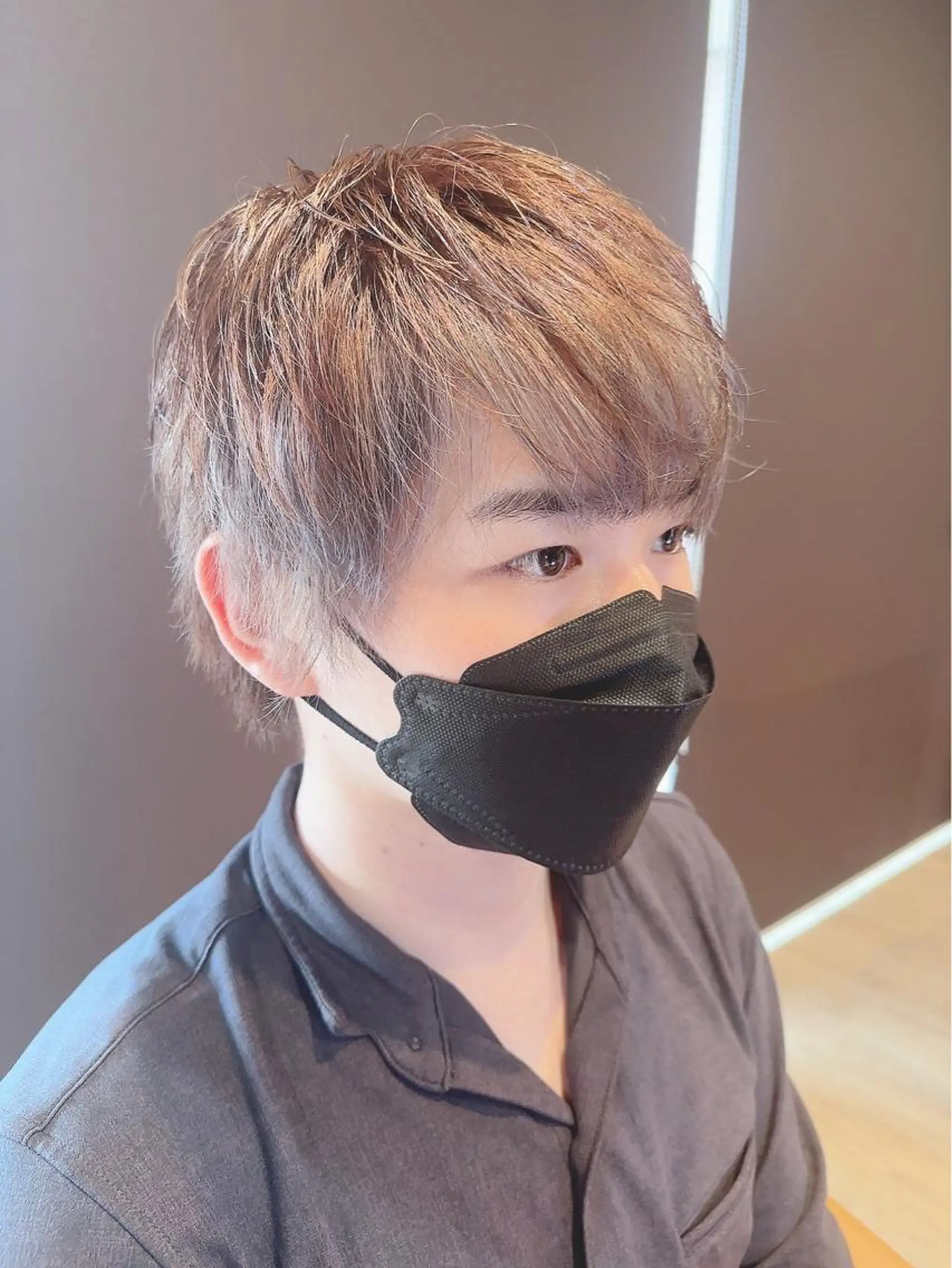 カラー メンズ ヘアカラー 髪質改善&ストレート ✂︎鈴木青樹のヘアスタイル