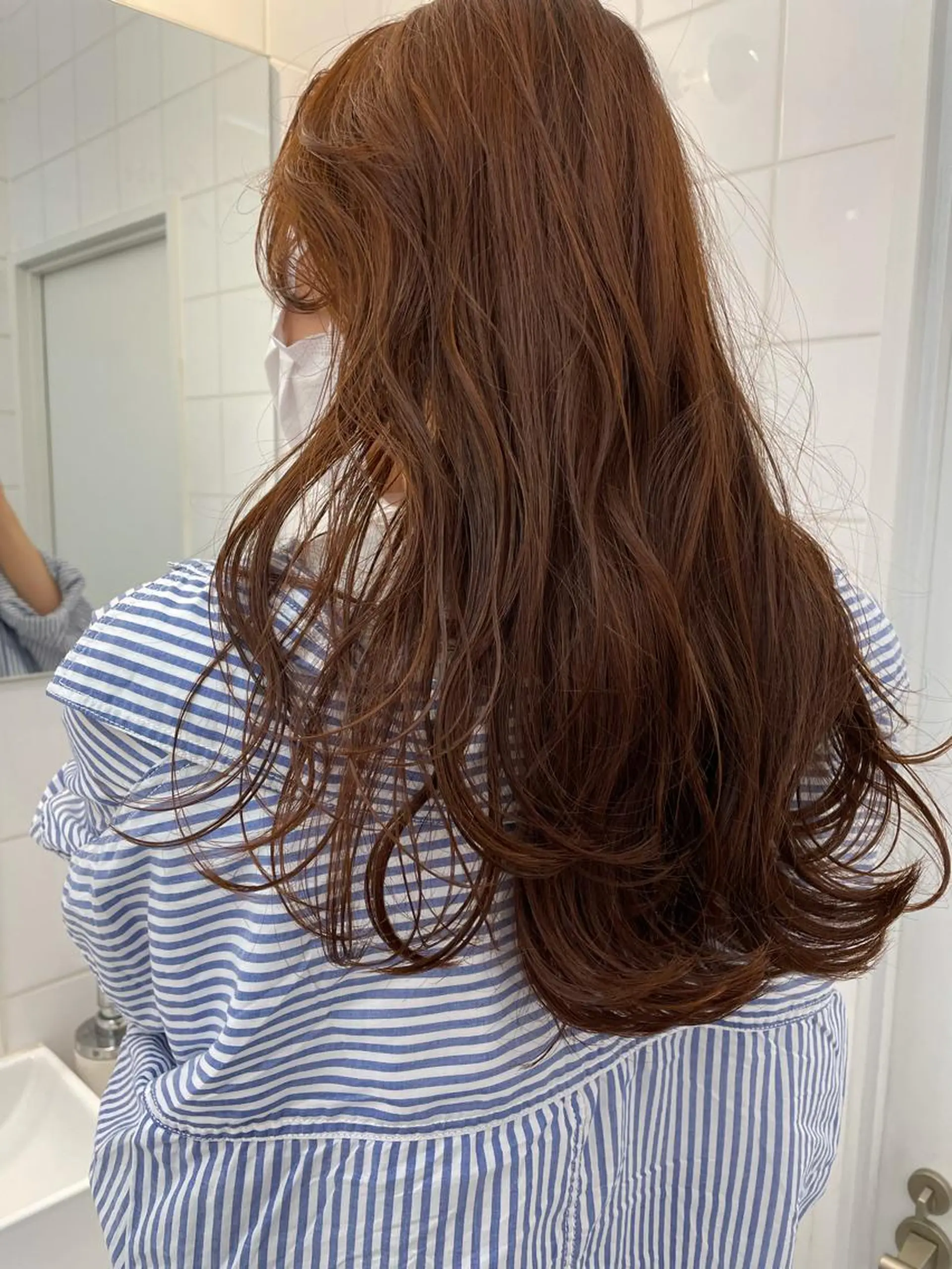 ロング カラー パーマ 💖美髪矯正💖 辻未侑のヘアスタイル