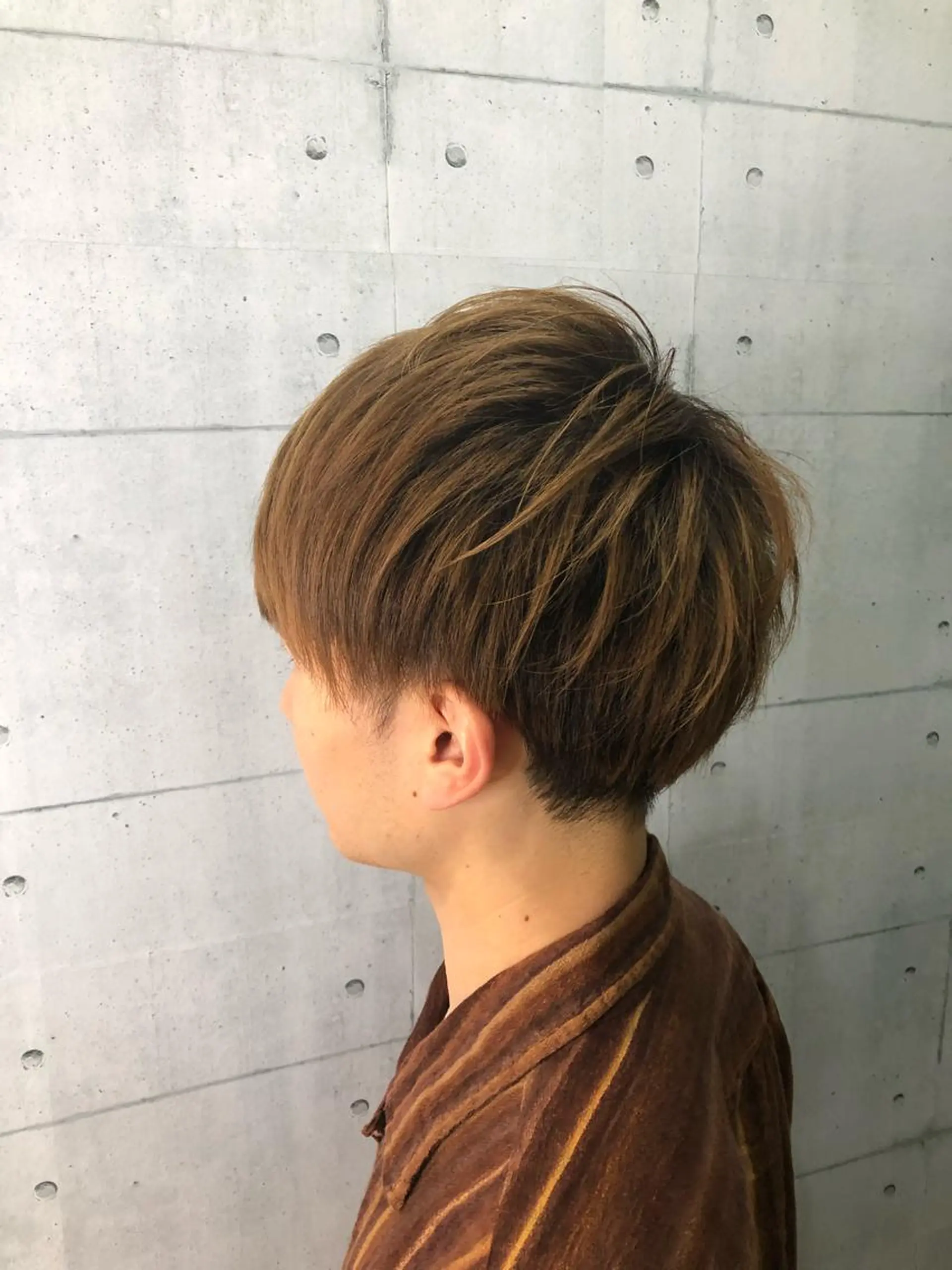ショート メンズ マッシュ ショートヘア カット 北脇 健治のヘアスタイル