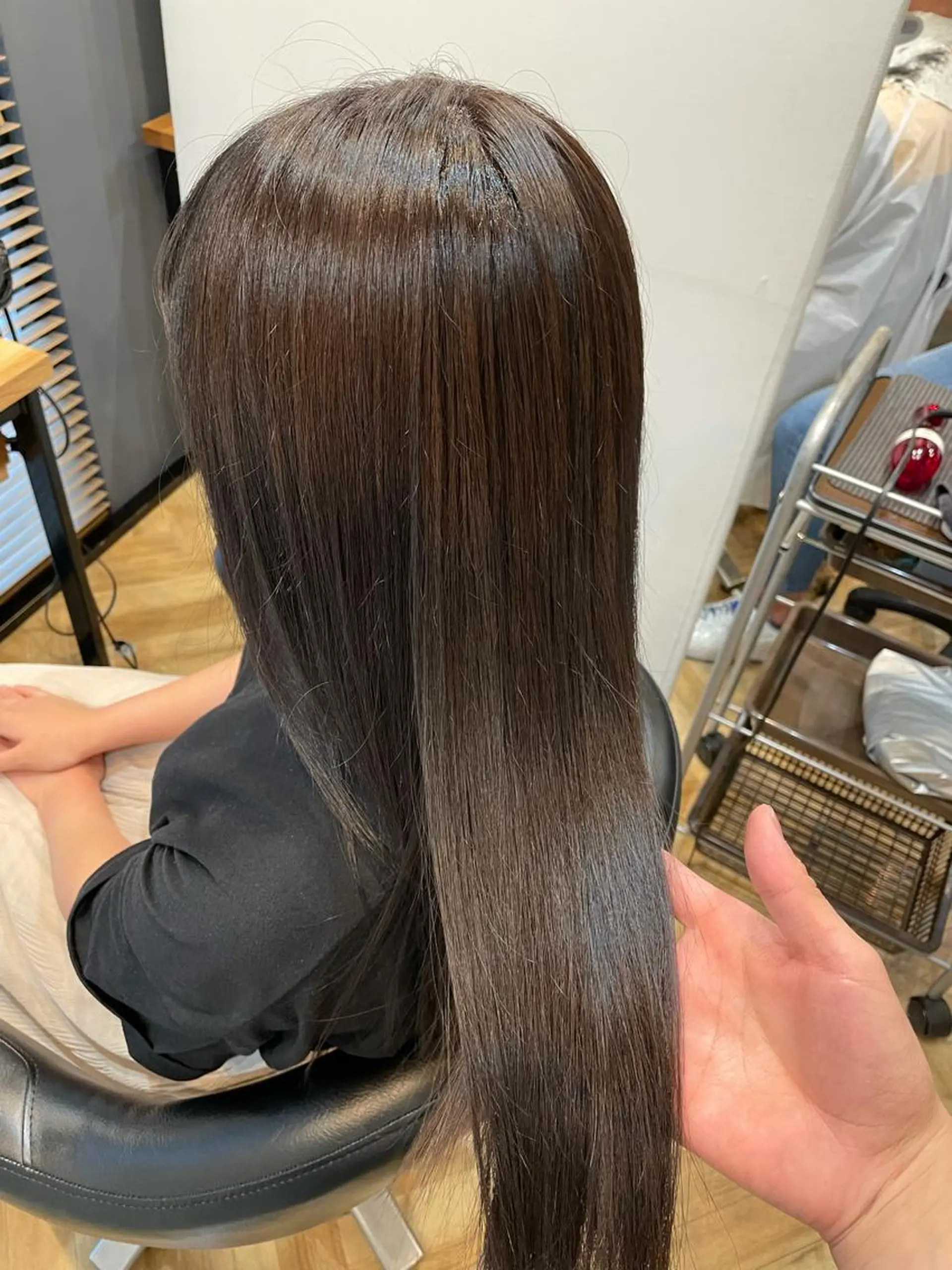 ロング カット トリートメント 韓国ヘア/レイヤー 🇰🇷/艶髪/長橋のヘアスタイル