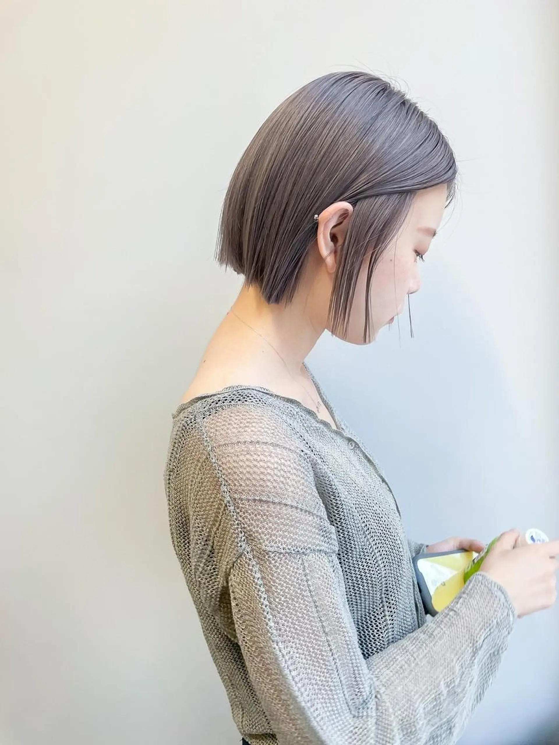 カラー ショート パーマ ショートボブ アディクシーカラー ブリーチ ケアブリーチ デザインカラー カット トリートメント CEINE OURのヘアスタイル