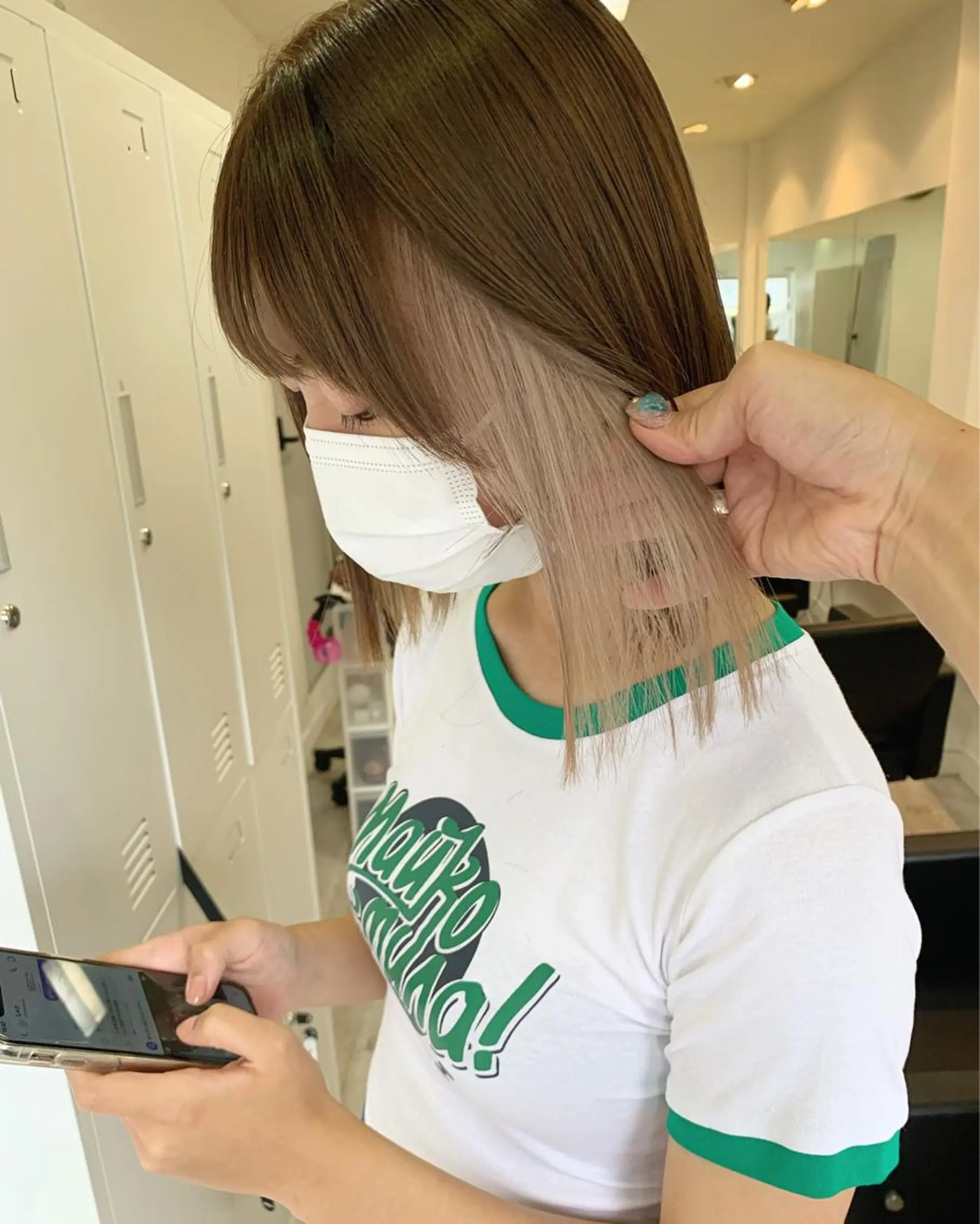 ミディアム カラー ヘアアレンジ カット ヘアカラー トリートメント 代表🎀 ふわモテ愛 され髪🩷yumiのヘアスタイル