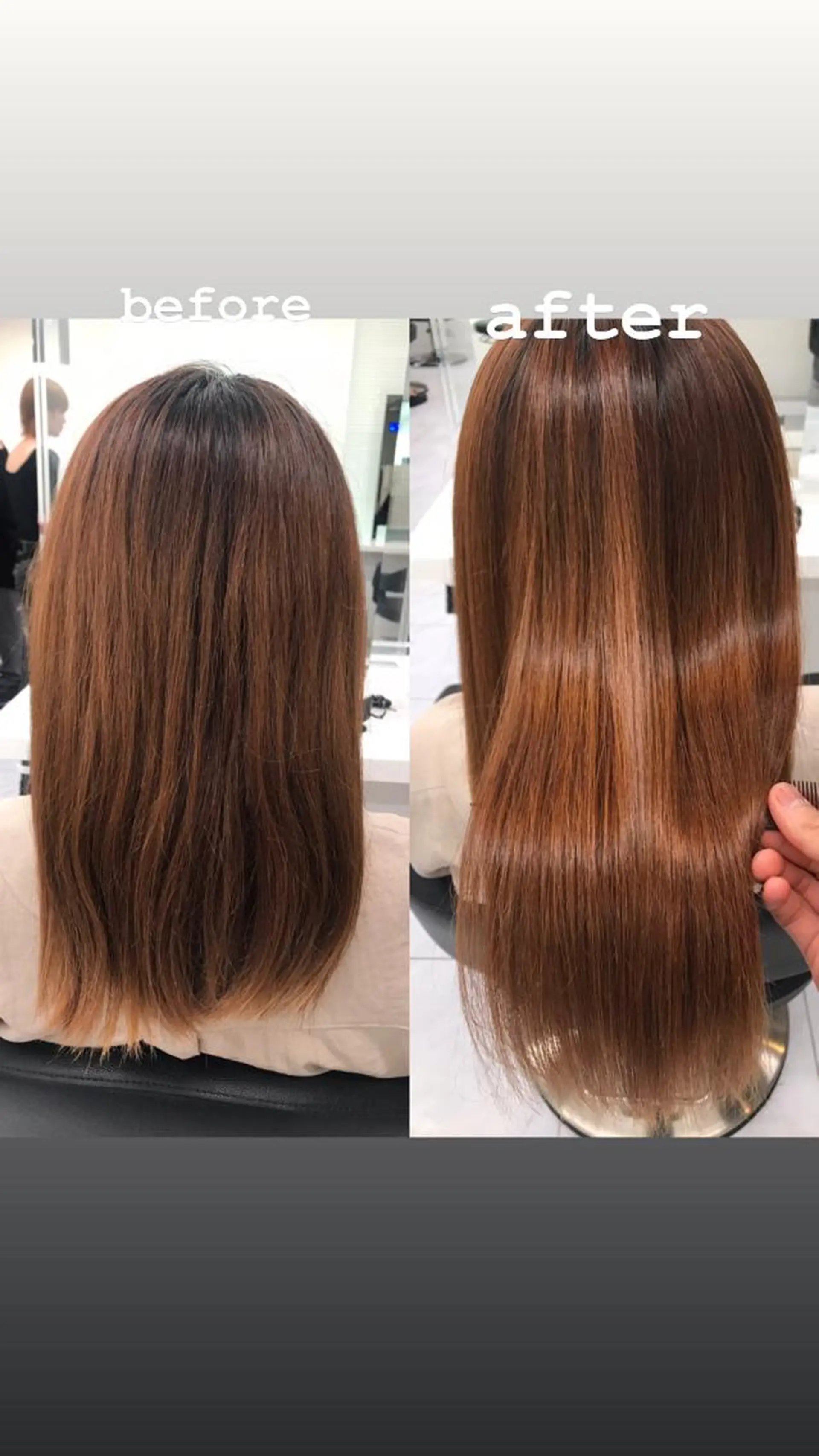 ミディアム カラー トリートメント カット 縮毛矯正 トリートメント ブリーチ縮毛矯正 ／髪質改善／KEIのヘアスタイル