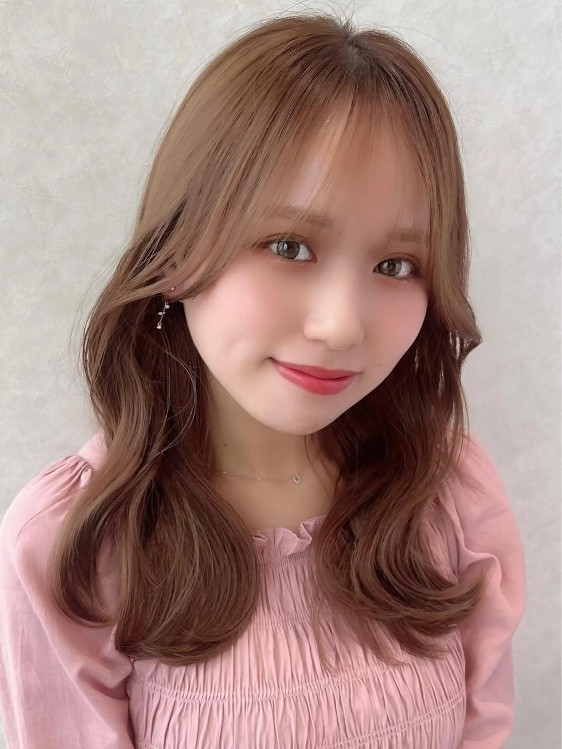 セミロング くびれヘア レイヤーカット シースルーバング 🧡くびれヘア/前髪 顔周り🧡久原結衣のヘアスタイル