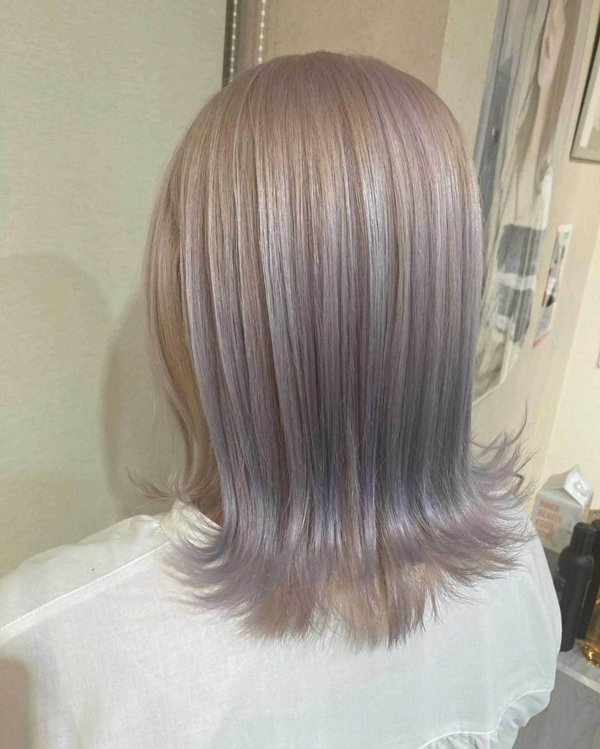 カラー ブリーチ 抜きっぱなしブロンド 髪質改善/透明感 カラー/内藤有須加のヘアスタイル