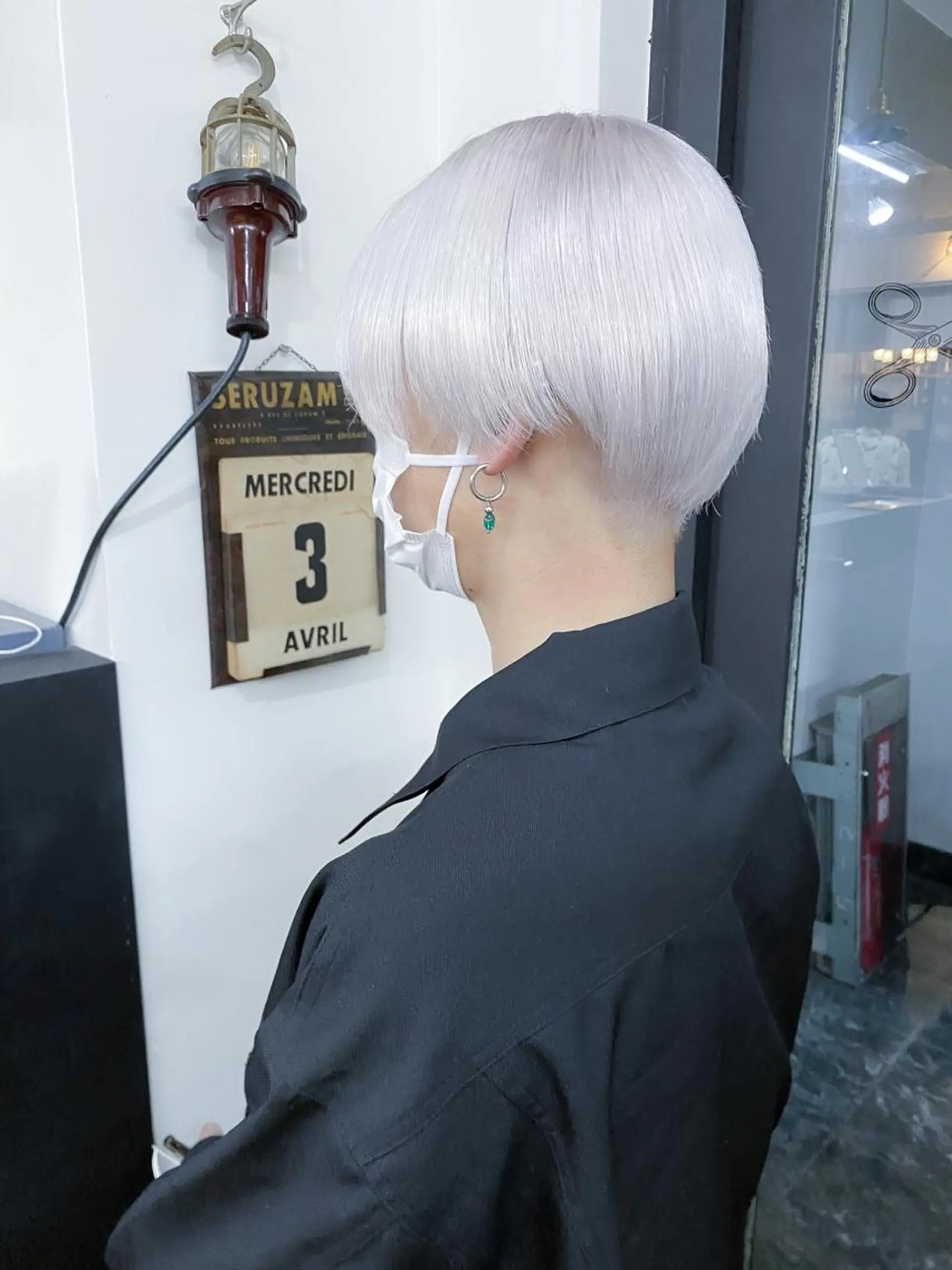 ショート カラー メンズ ハイトーンカラー ⭐️NAZUNAのヘアスタイル