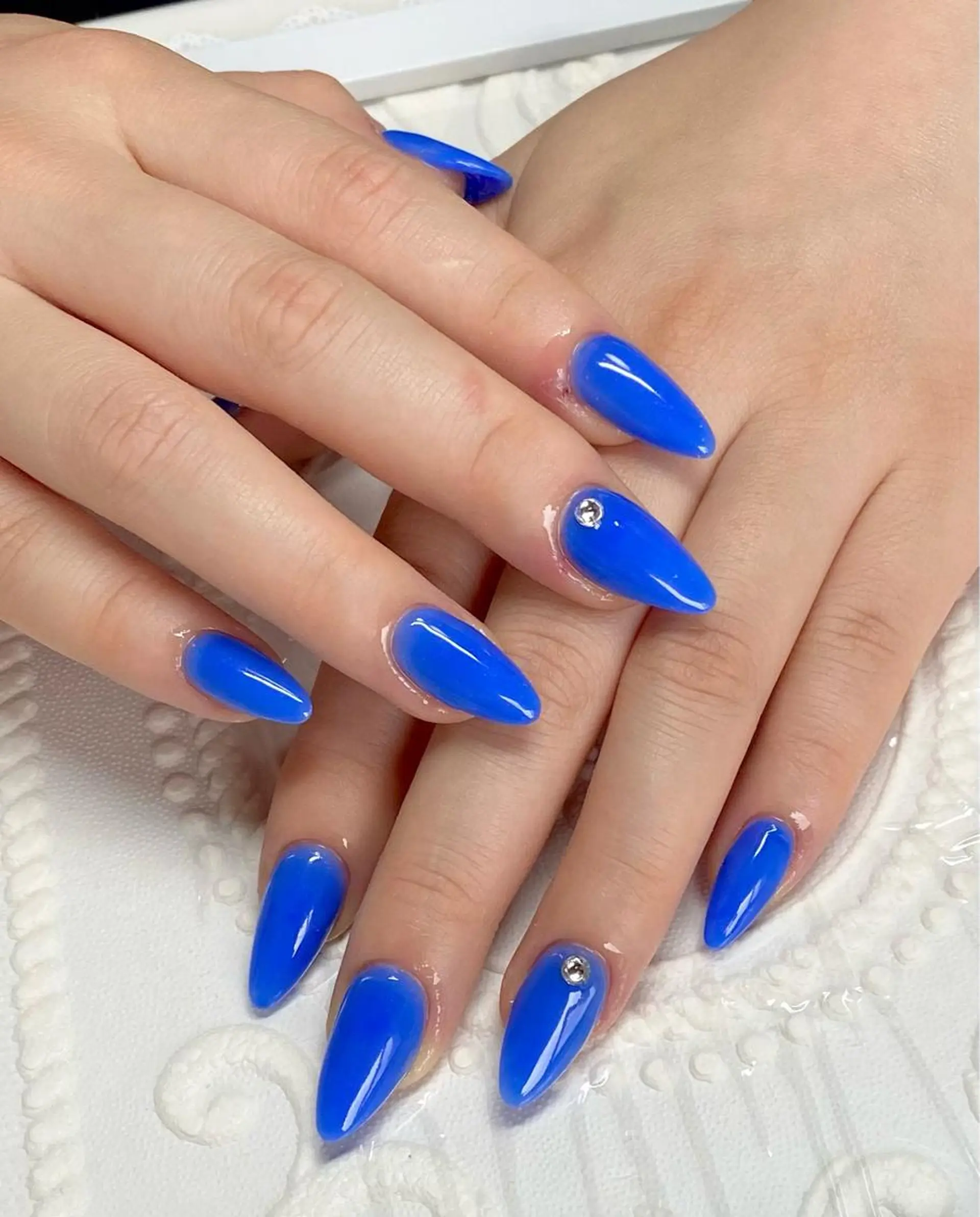 セミロング ネイル ハンドネイル lune nail_2017のその他イメージ