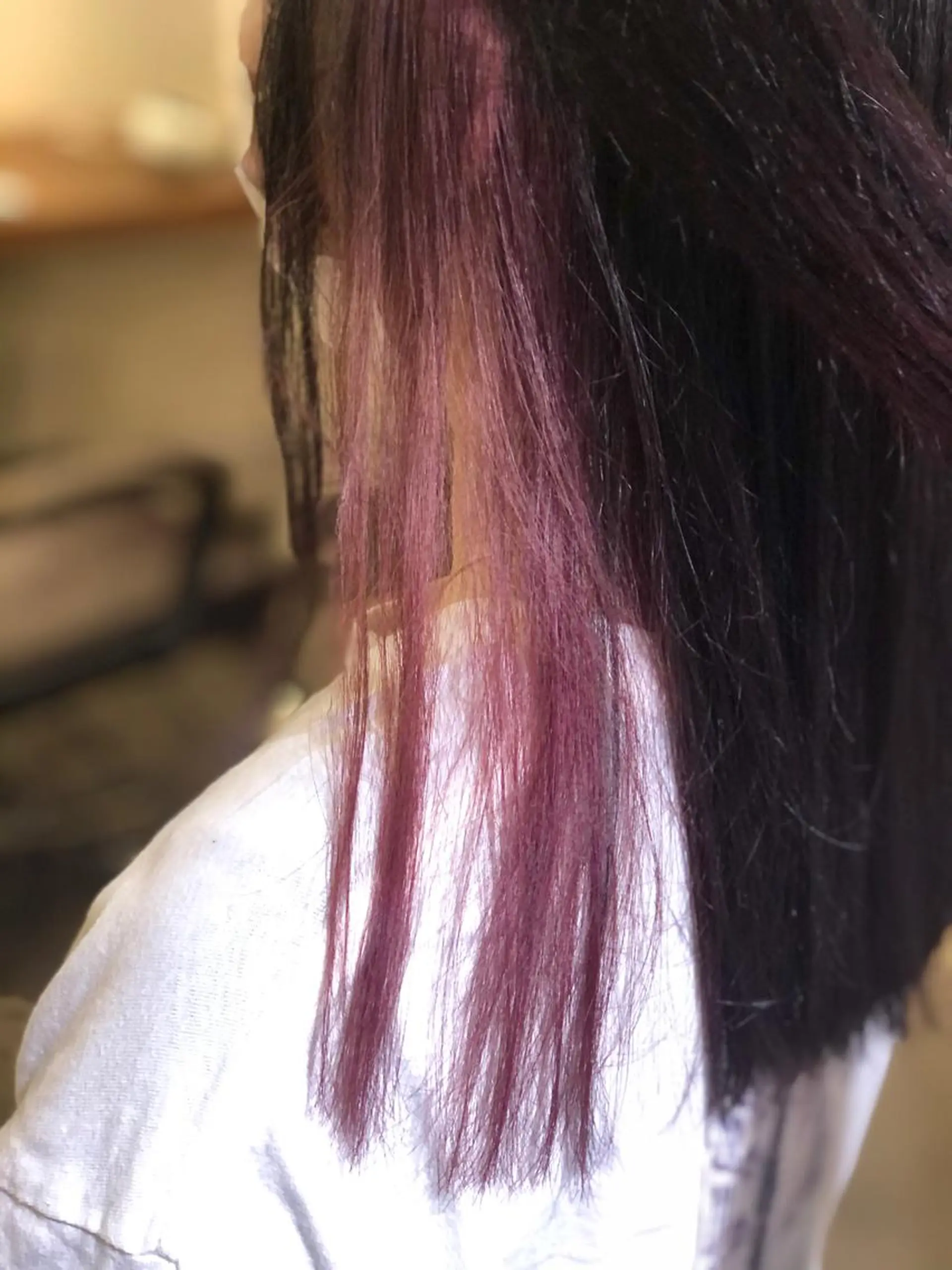 カラー ピンクカラー ヘアカラー FUJINO RYOのヘアスタイル