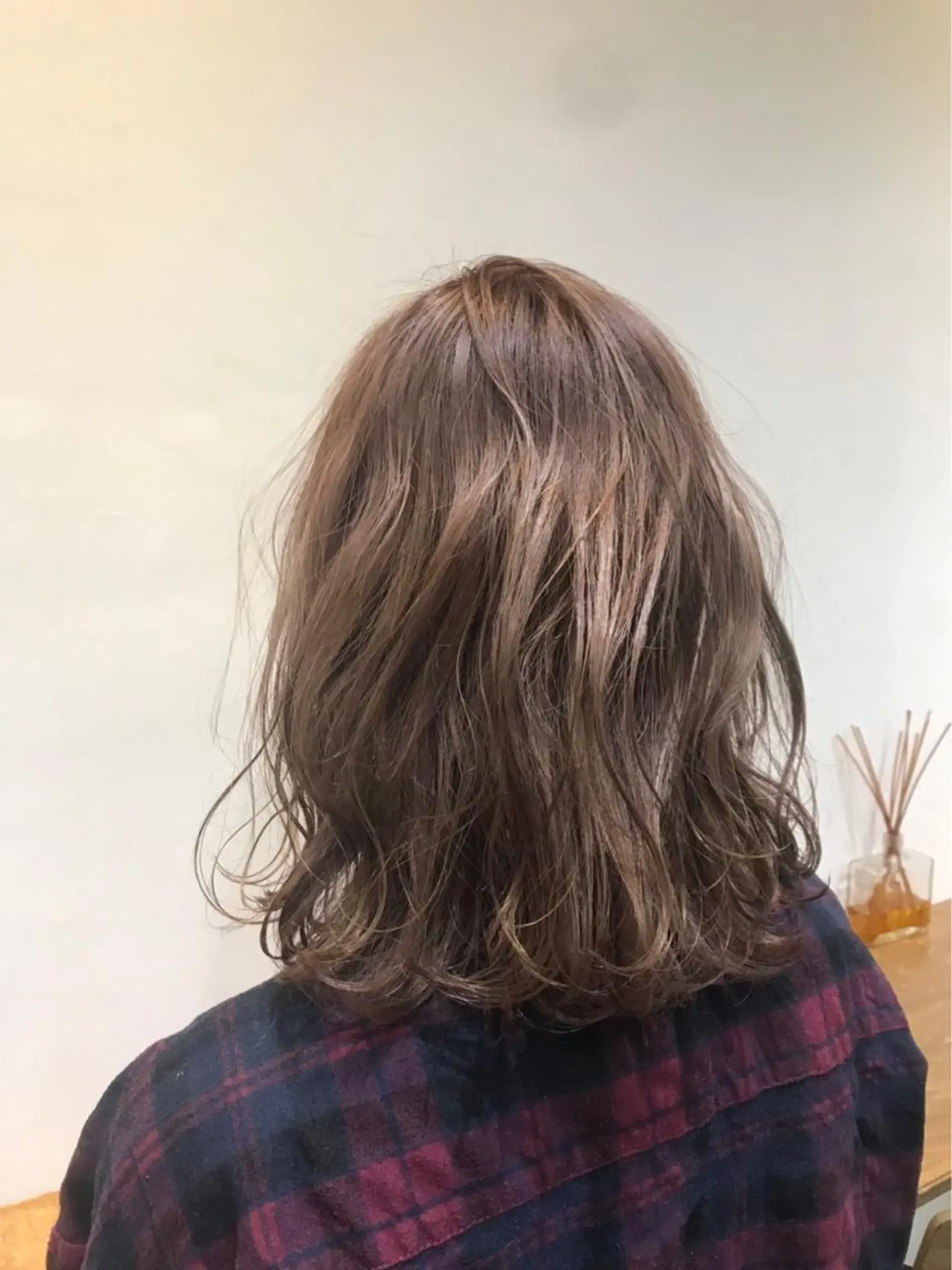 ミディアム ヘアカラー トリートメント ヘッドスパ ヘアセット 大宮/山口 竣也のヘアスタイル