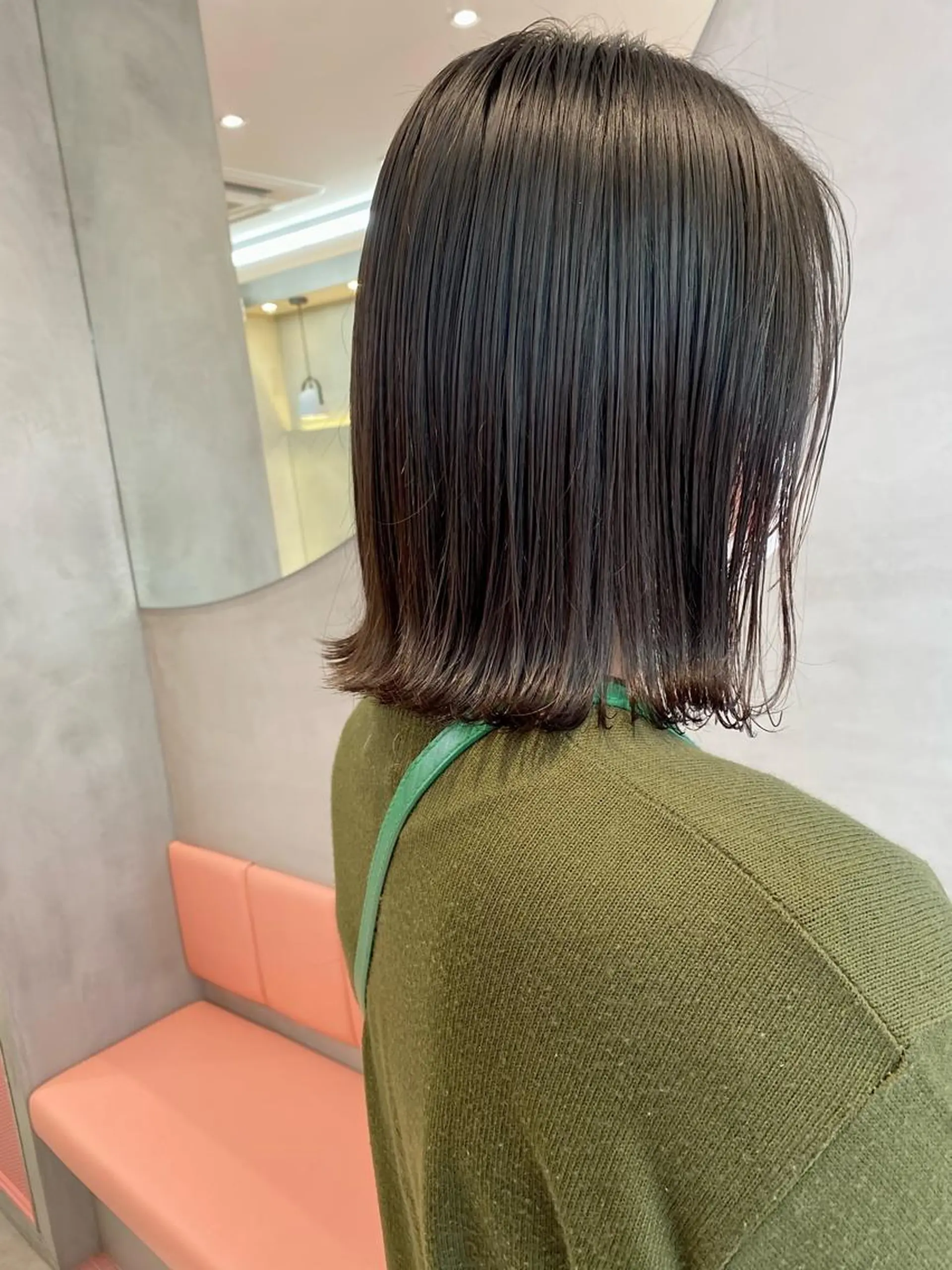 セミロング カラー カット ヘアカラー トリートメント 韓国ヘア/レイヤー/ 縮毛矯正🫧伊勢のヘアスタイル