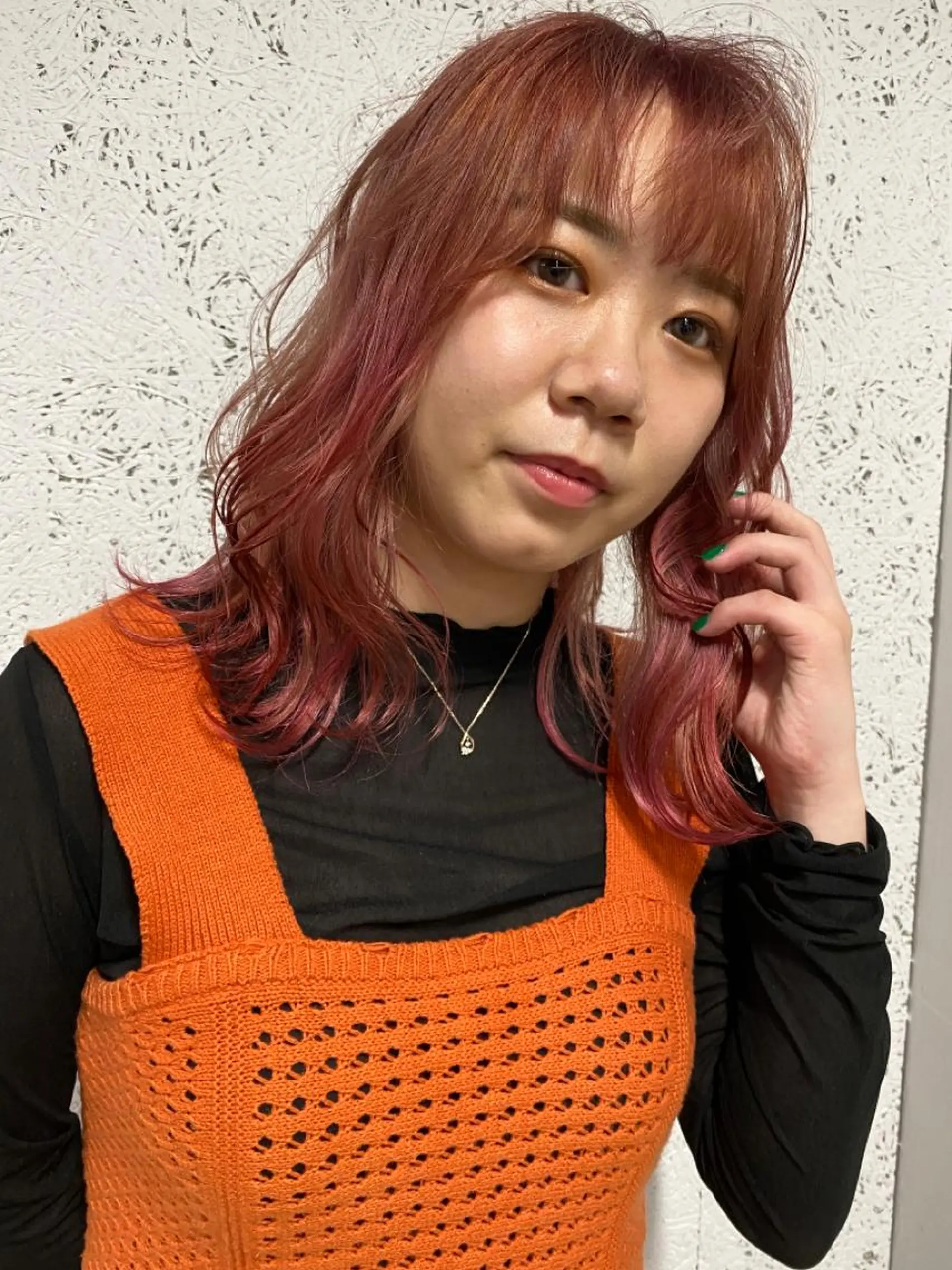 セミロング カラー steed tokyo所属・KOOKI スティードトーキョーのヘアスタイル