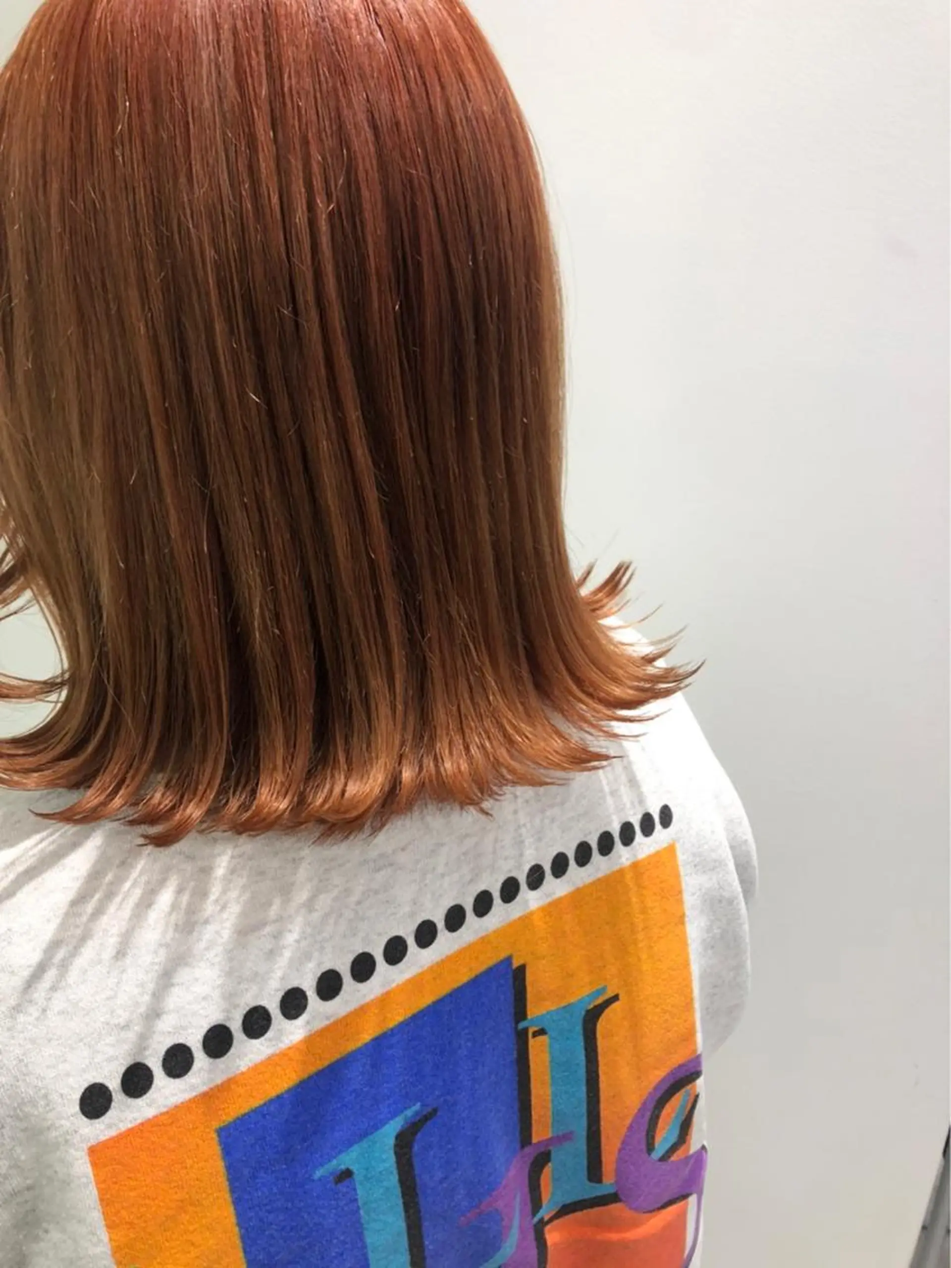 ミディアム カラー パーマ ヘアアレンジ ネイル マツエク・マツパ 韓国風ベージュ🤎 赤みなし🌿横浜🤎のヘアスタイル