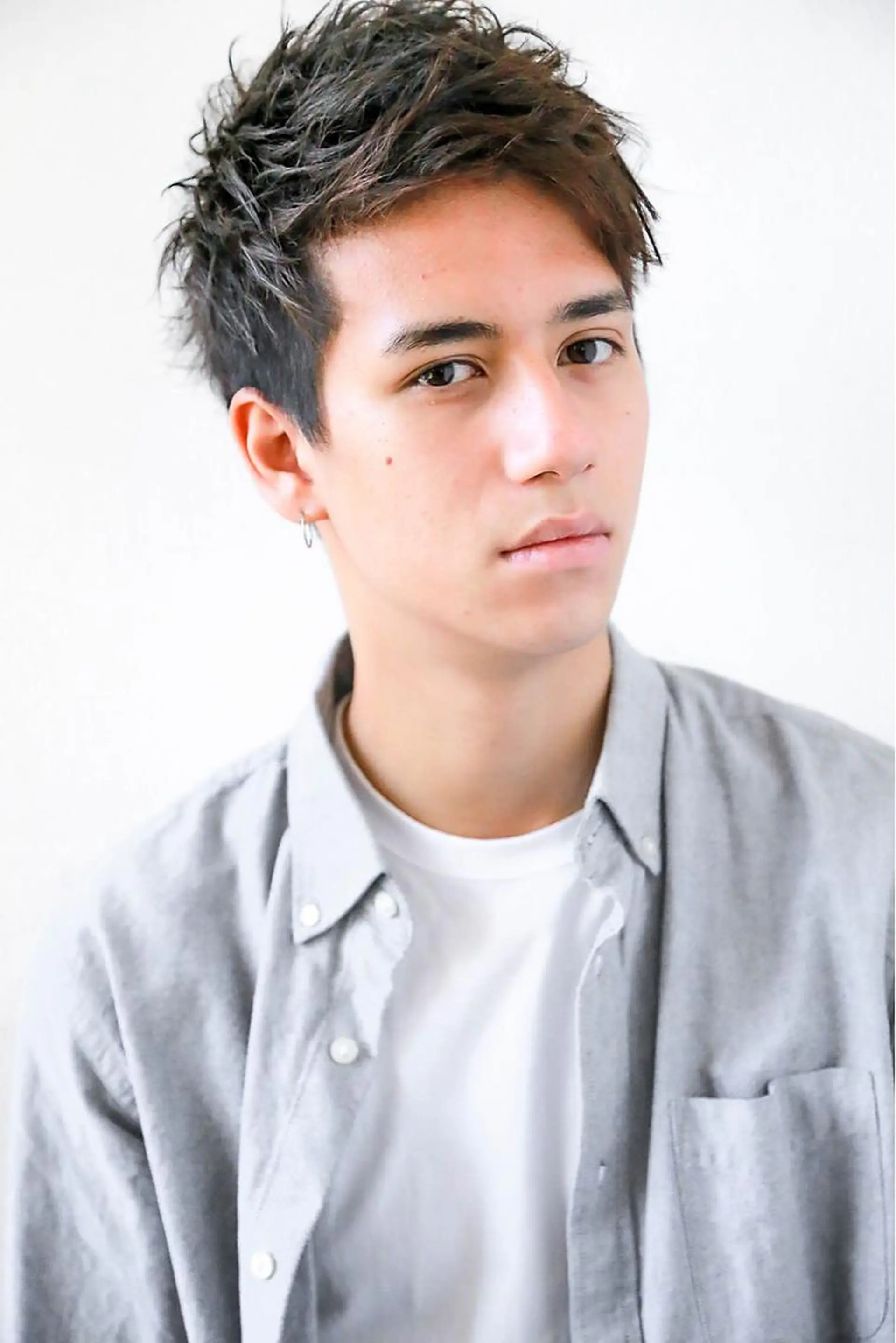 ショート メンズ verda所属・✨ブリーチなし透明感 池袋 水野のヘアスタイル