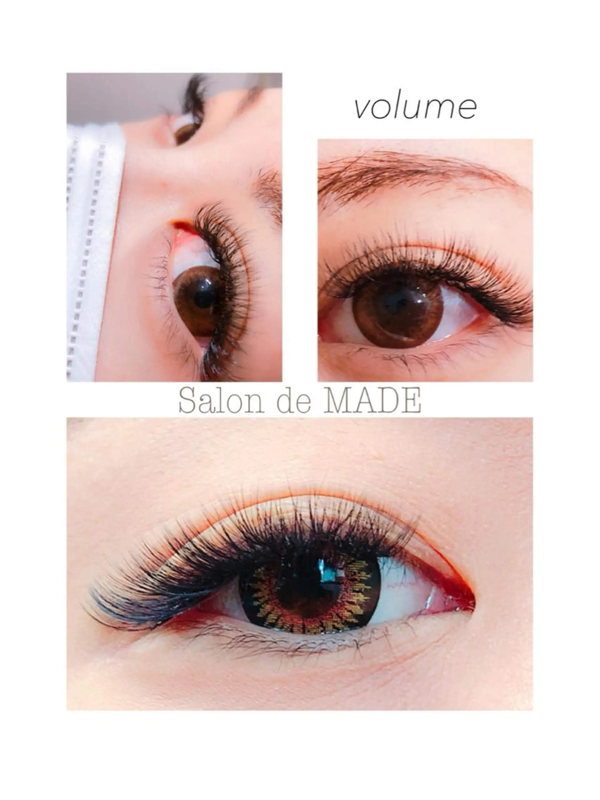 マツエク・マツパ サロンドメイド 海老名店のマツエク・マツパデザイン