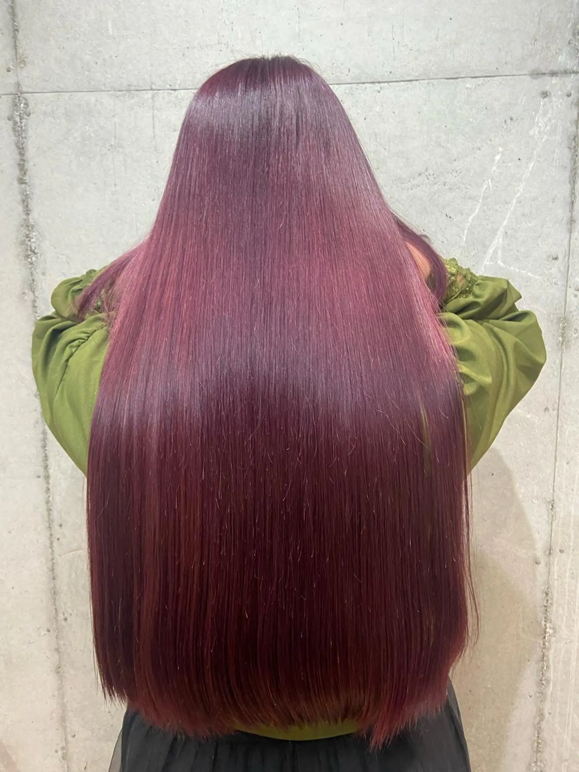 ロング カラー ヘアカラー トリートメント 🧸プルエクステ❤︎ ネイルKAO🧸のヘアスタイル