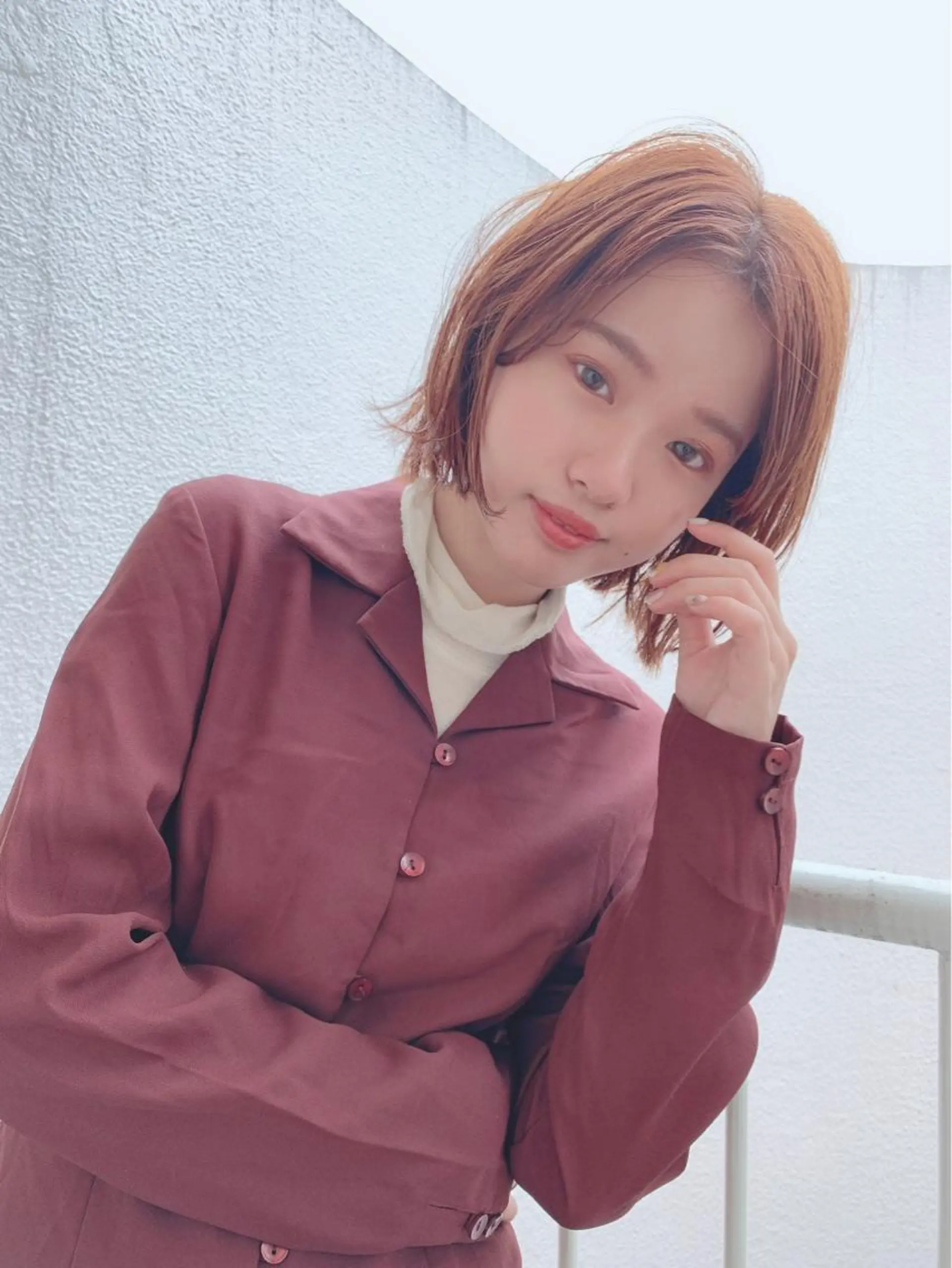 ミディアム カラー パーマ ヘアアレンジ 【公式】amble luxe池袋東口🩷のヘアスタイル