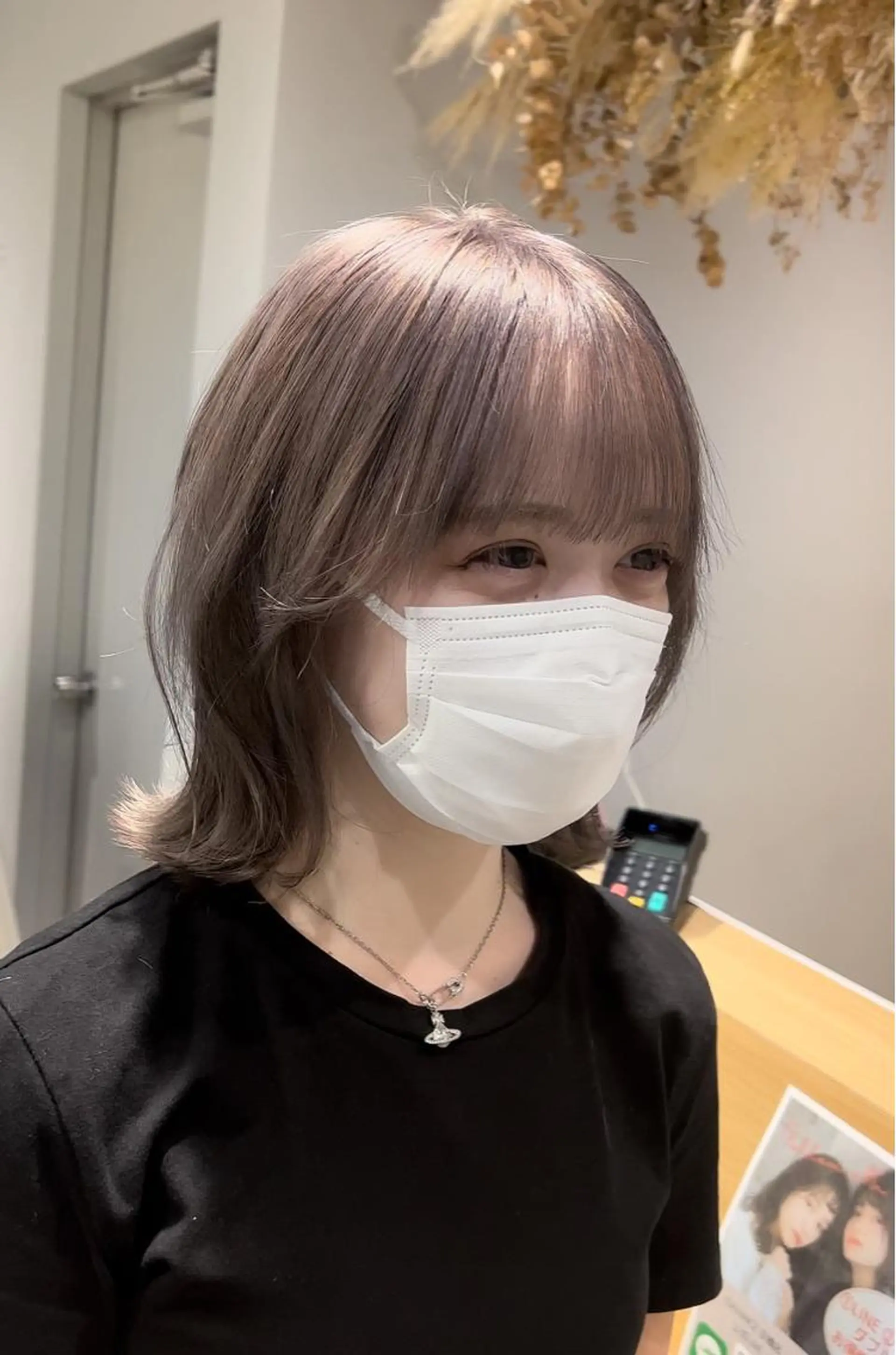 ミディアム カラー ヘアカラー salowin梅田茶屋町suite所属・ハイトーンヘア/ 島崎　タクミのヘアスタイル