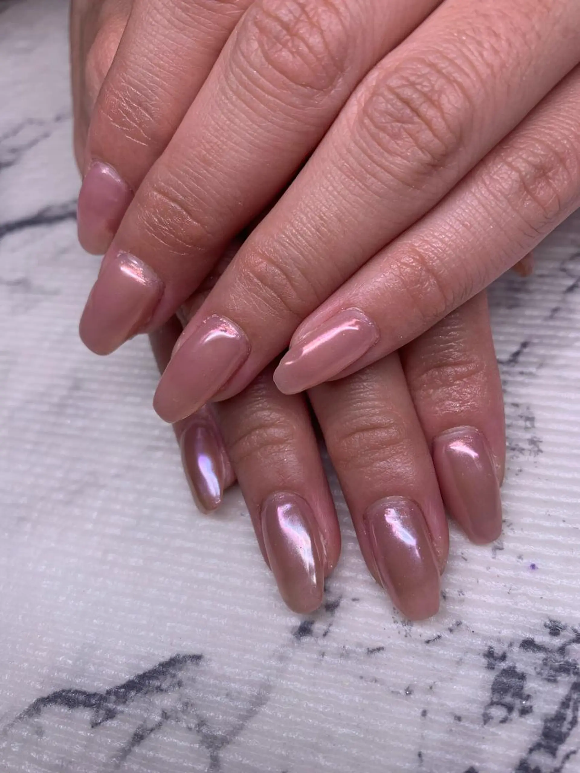 ネイル ミラーネイル ワンカラーネイル ハンドネイル 金山 沙織のエステ・リラクイメージ