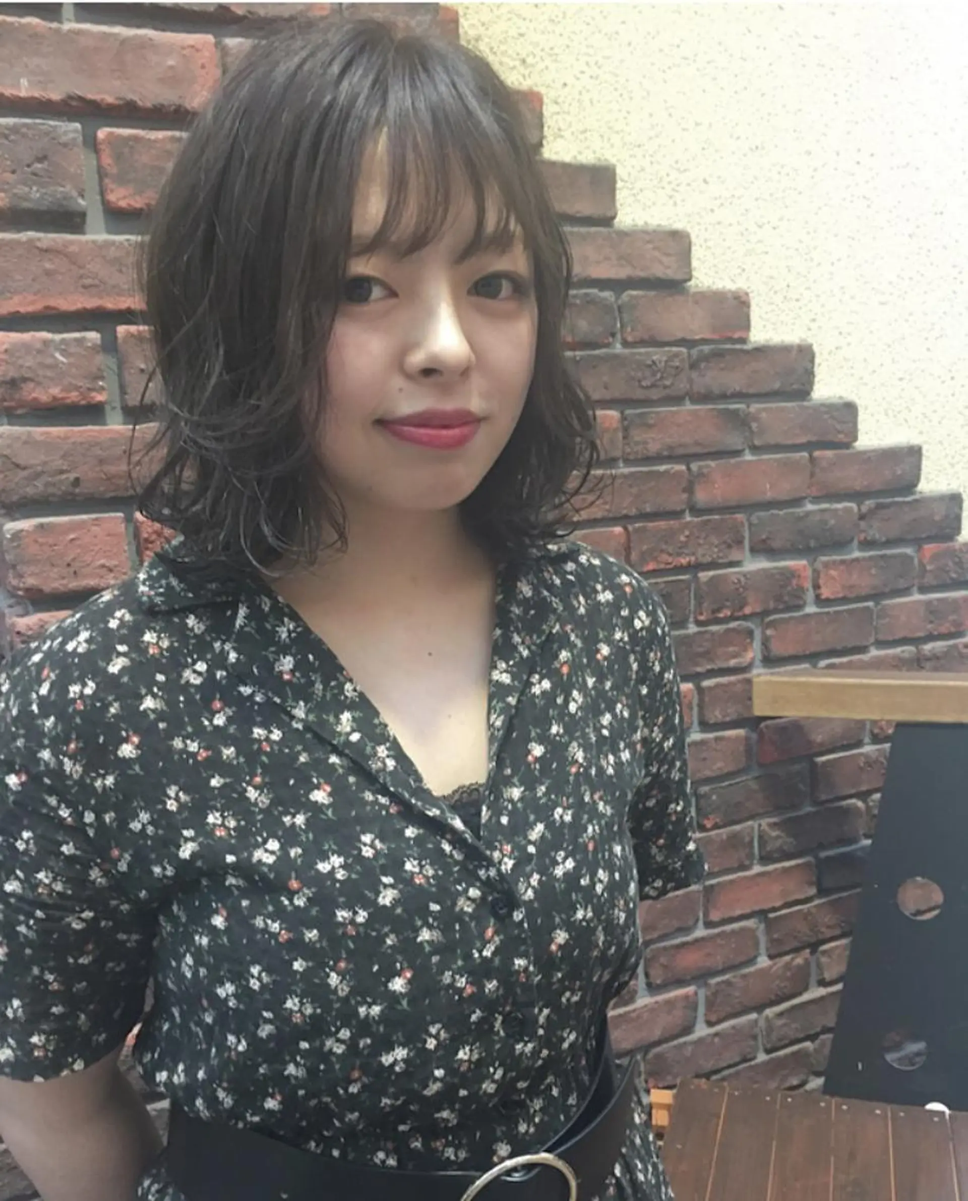 ミディアム カラー nakahara madokaのヘアスタイル