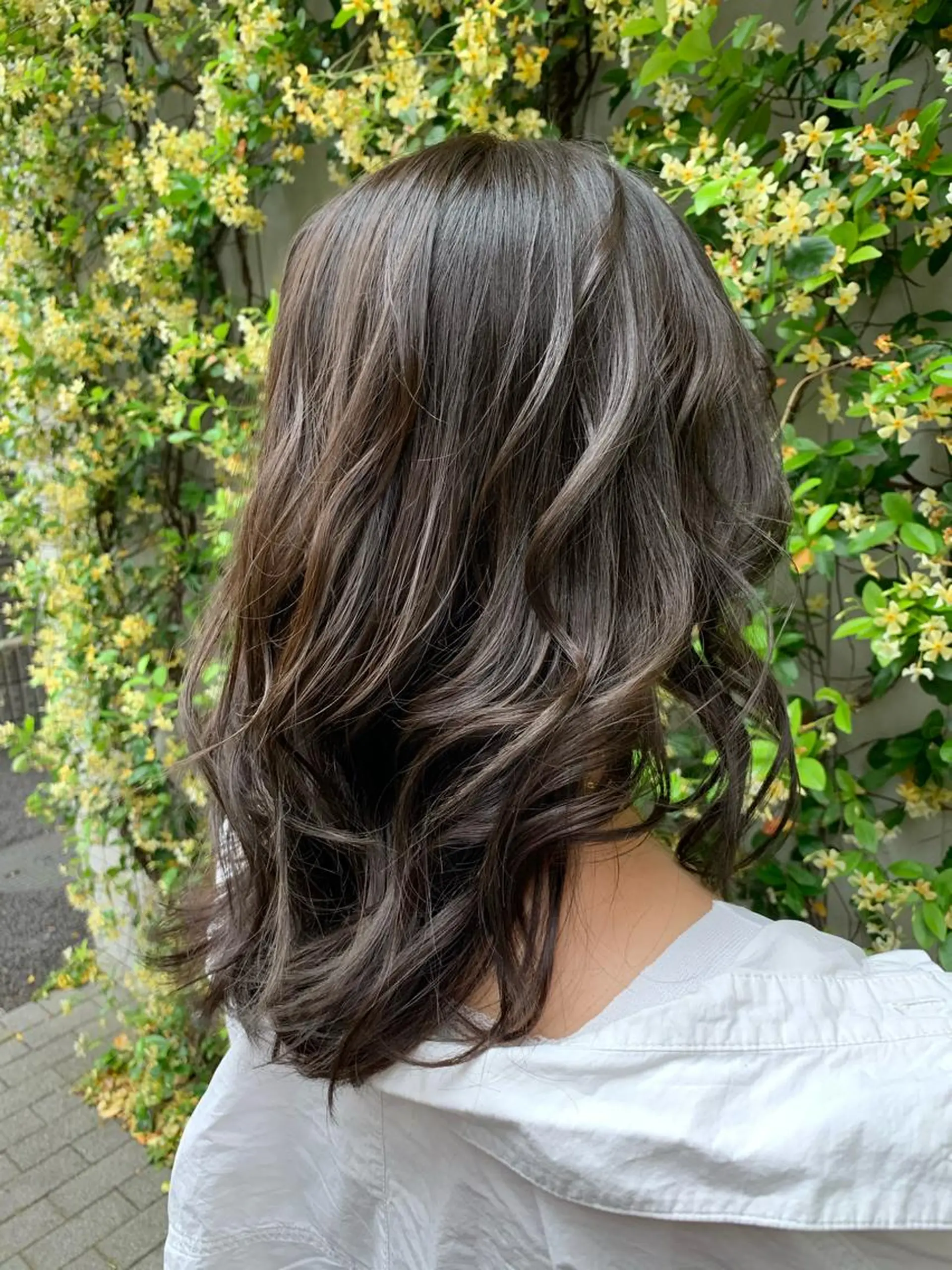 ミディアム カット ヘアカラー トリートメント 🌟美髪縮毛矯正🌟 吉田冴一のヘアスタイル