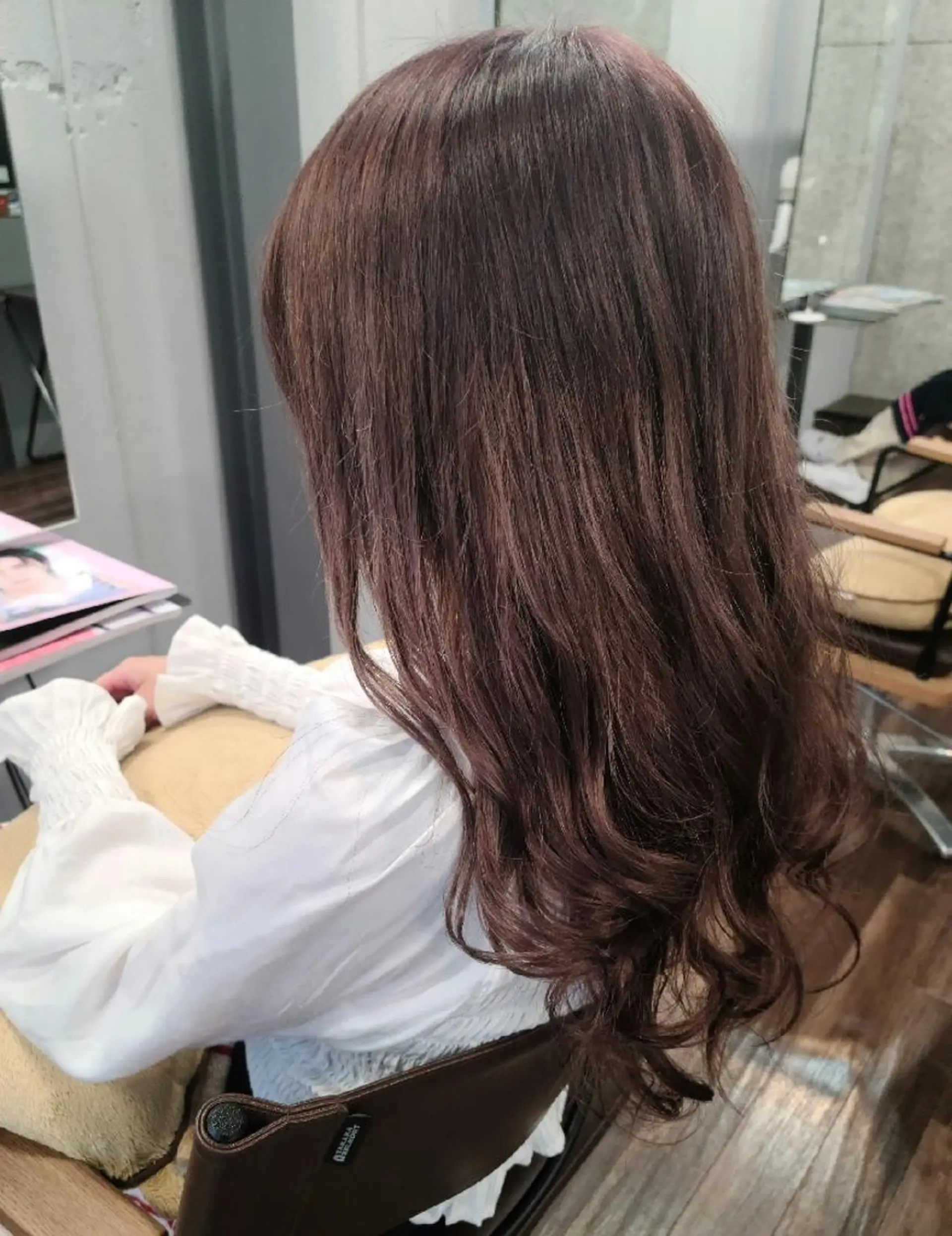 ロング カラー ヘアアレンジ ブラウンカラー グラデーションカラー バイオレットカラー カット ヘアカラー トリートメント terra✂️川嶋 大輔のヘアスタイル